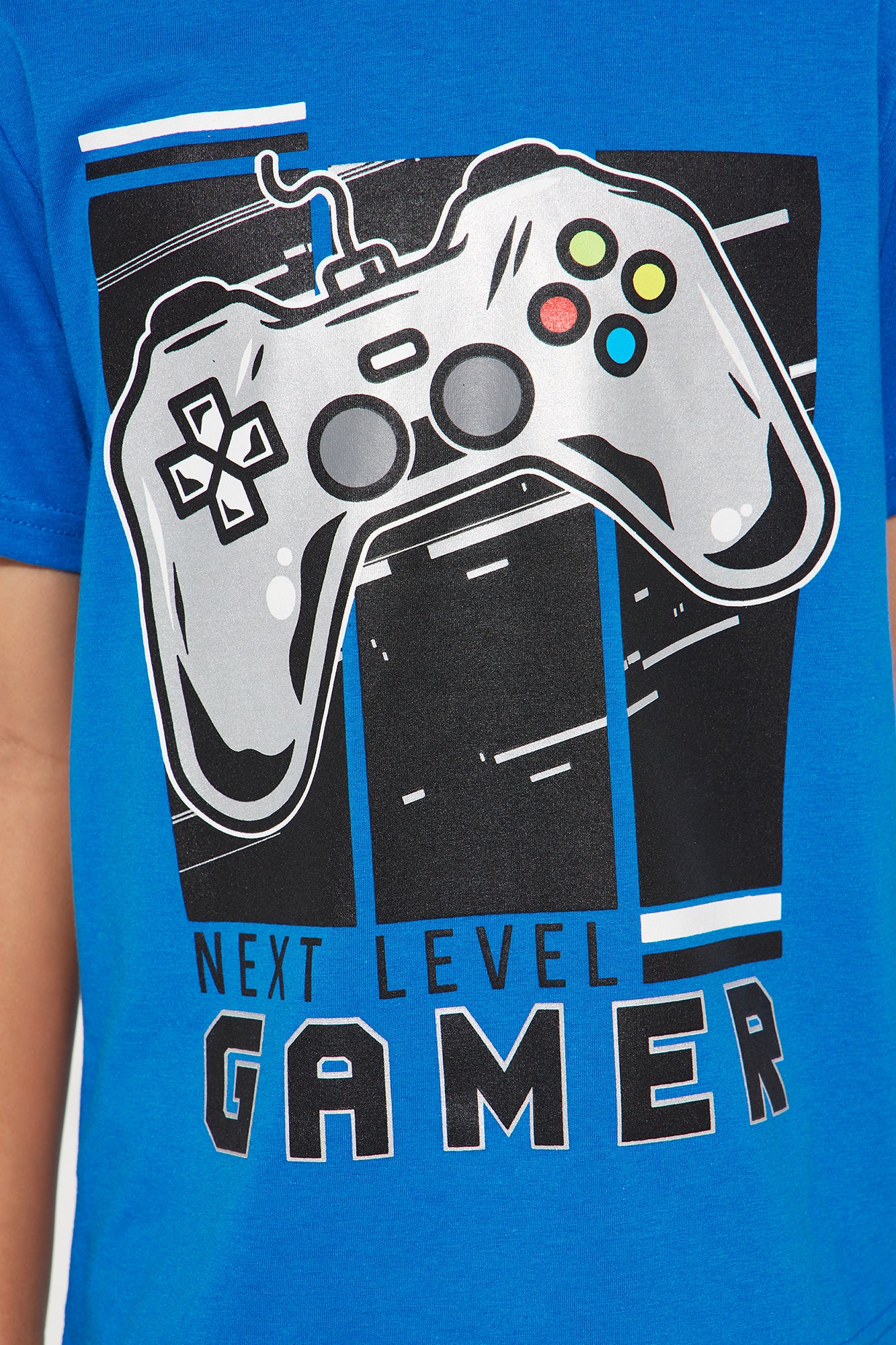 Mini Next Level Gamer Short Set - Blue/Black