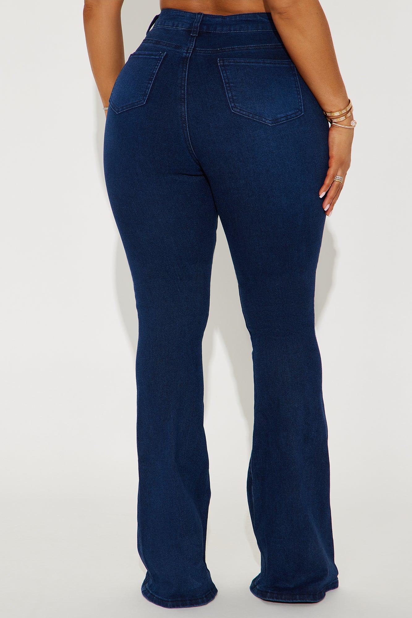Coastal High Rise Flare Jeans - Dark Wash