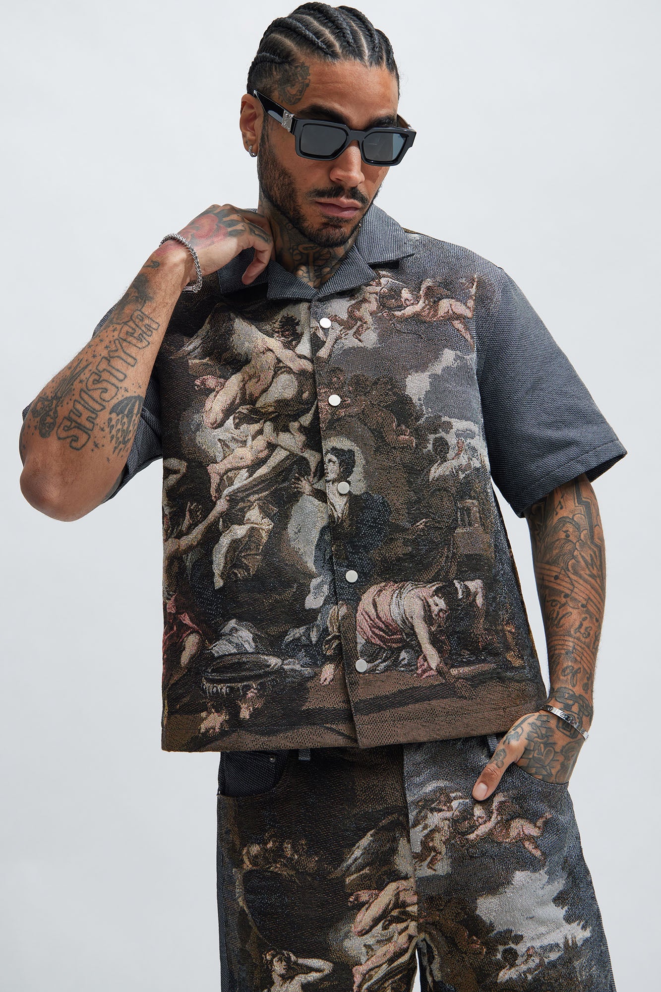Cassiel Tapestry Shirt - Multi Color