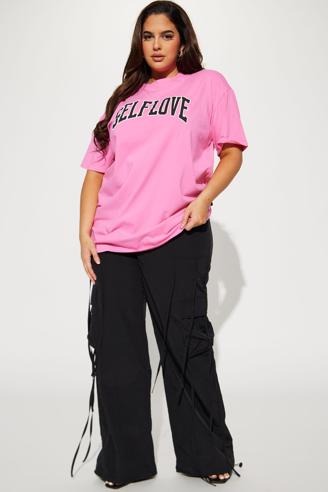 More Self Love Tunic Top - Pink