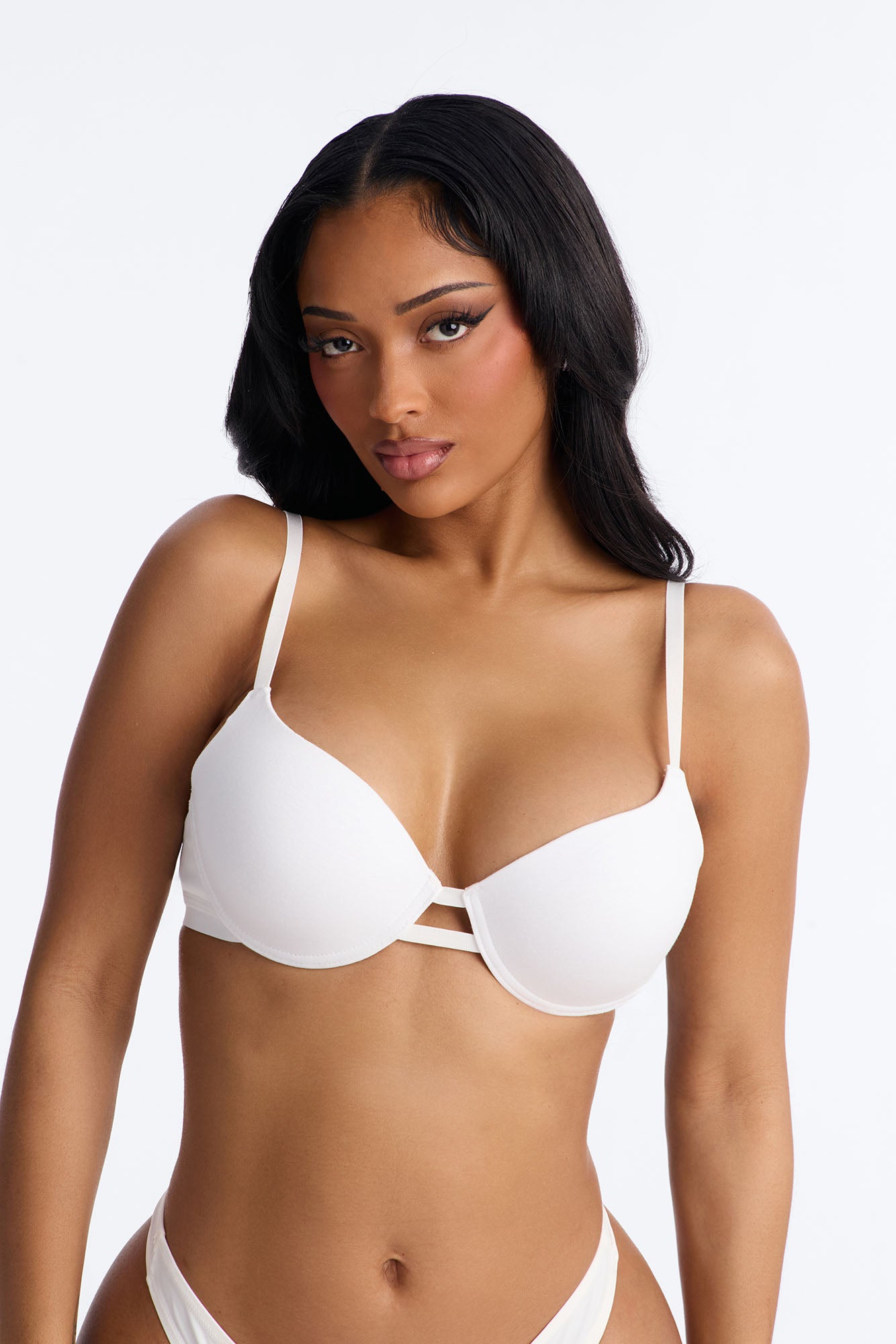Nova Cotton TShirt Bra - White