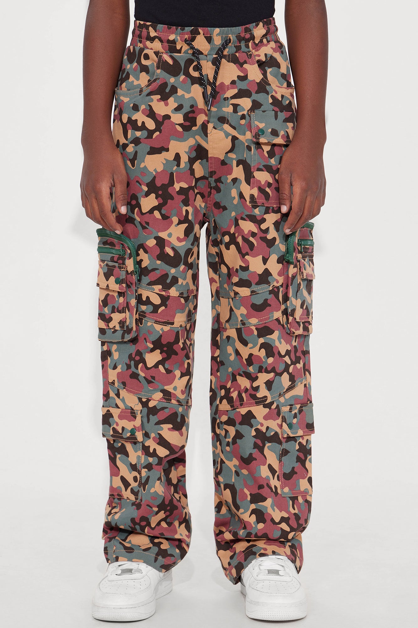 Mini Camo Over Everything Cargo Twill Pant - Camouflage