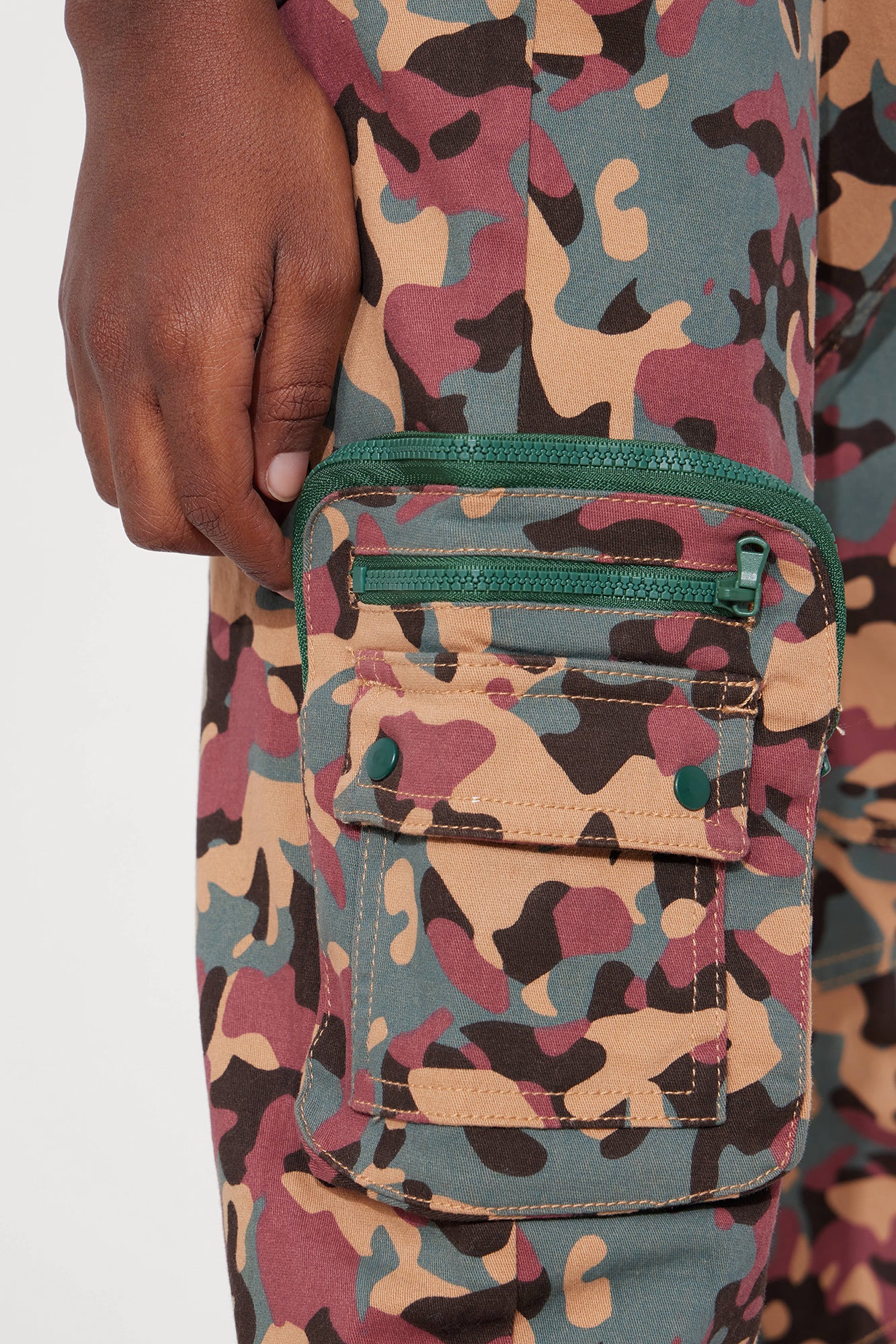 Mini Camo Over Everything Cargo Twill Pant - Camouflage