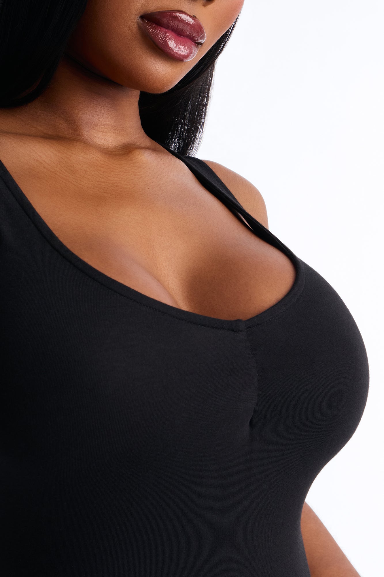 Destiny Tank Bodysuit - Black