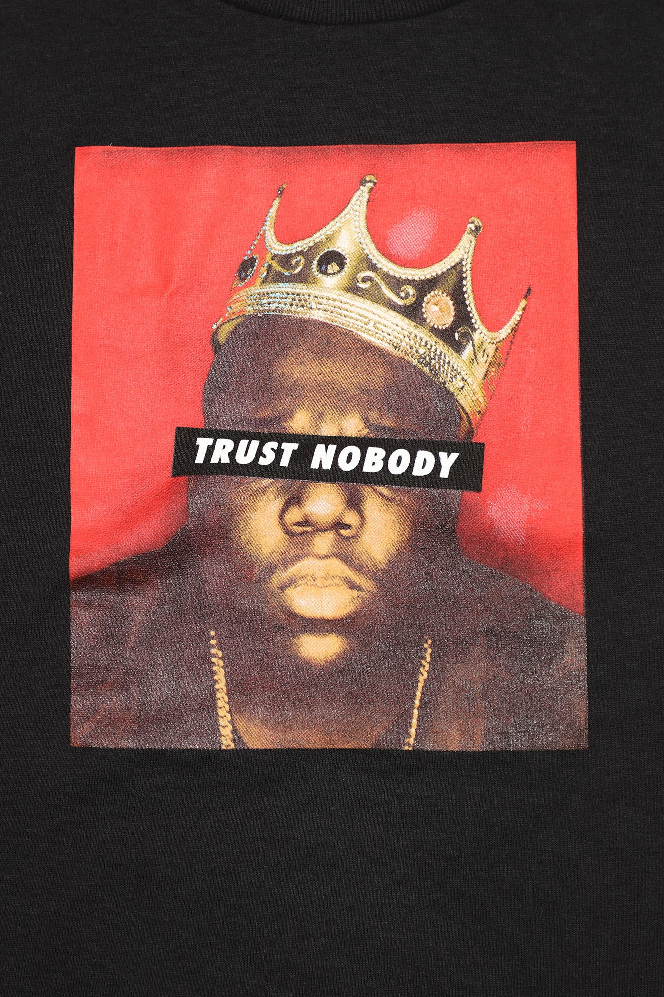 Mini Trust Nobody Short Sleeve Tee - Black
