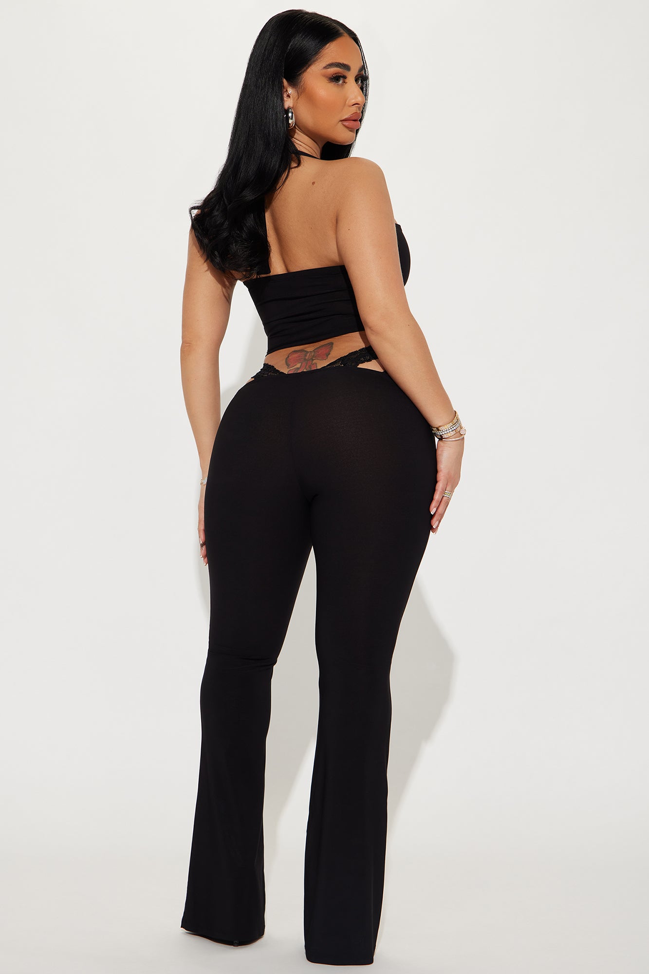 Spoil Me Pant Set - Black