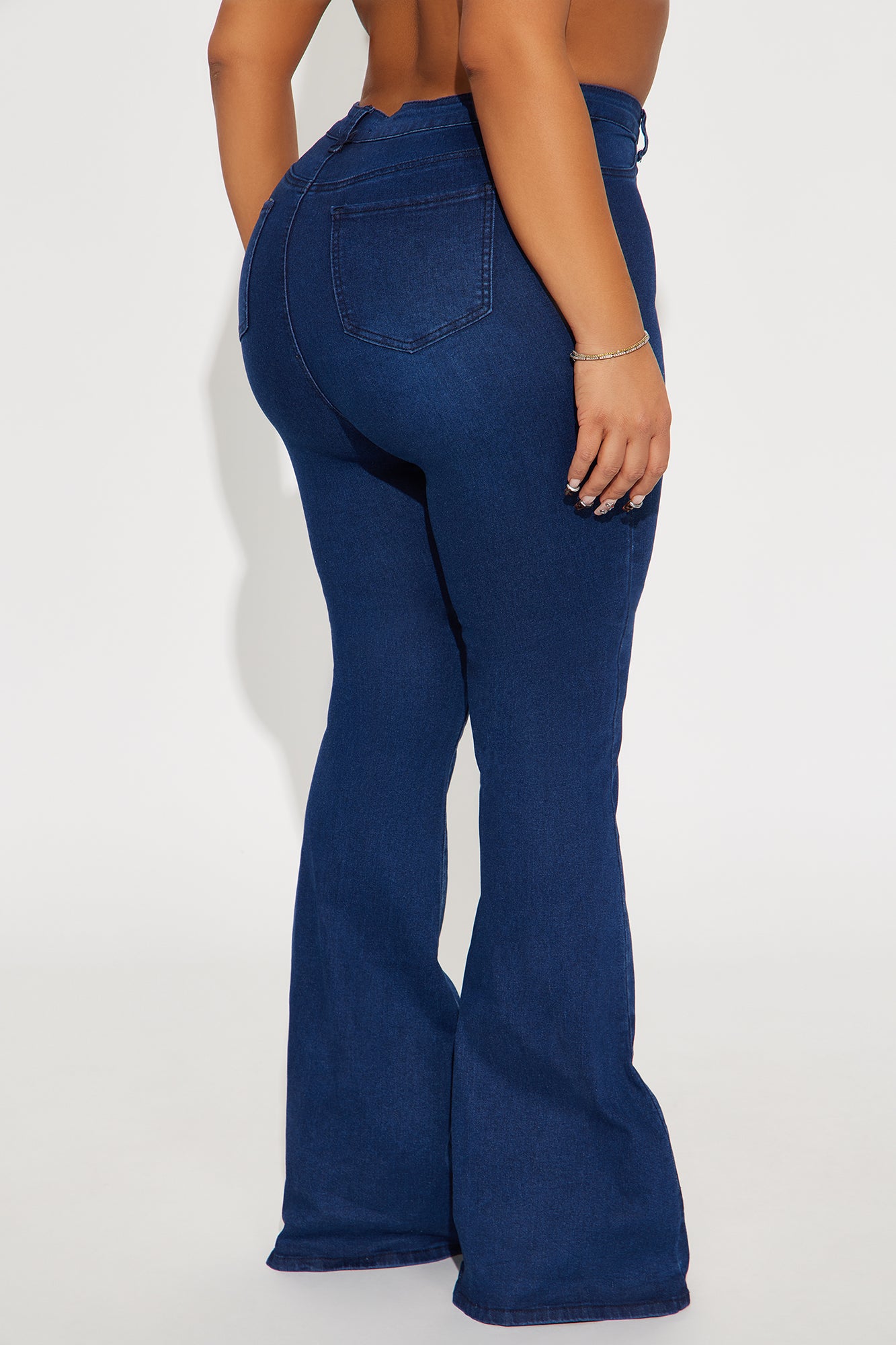 Coastal High Rise Flare Jeans - Dark Wash