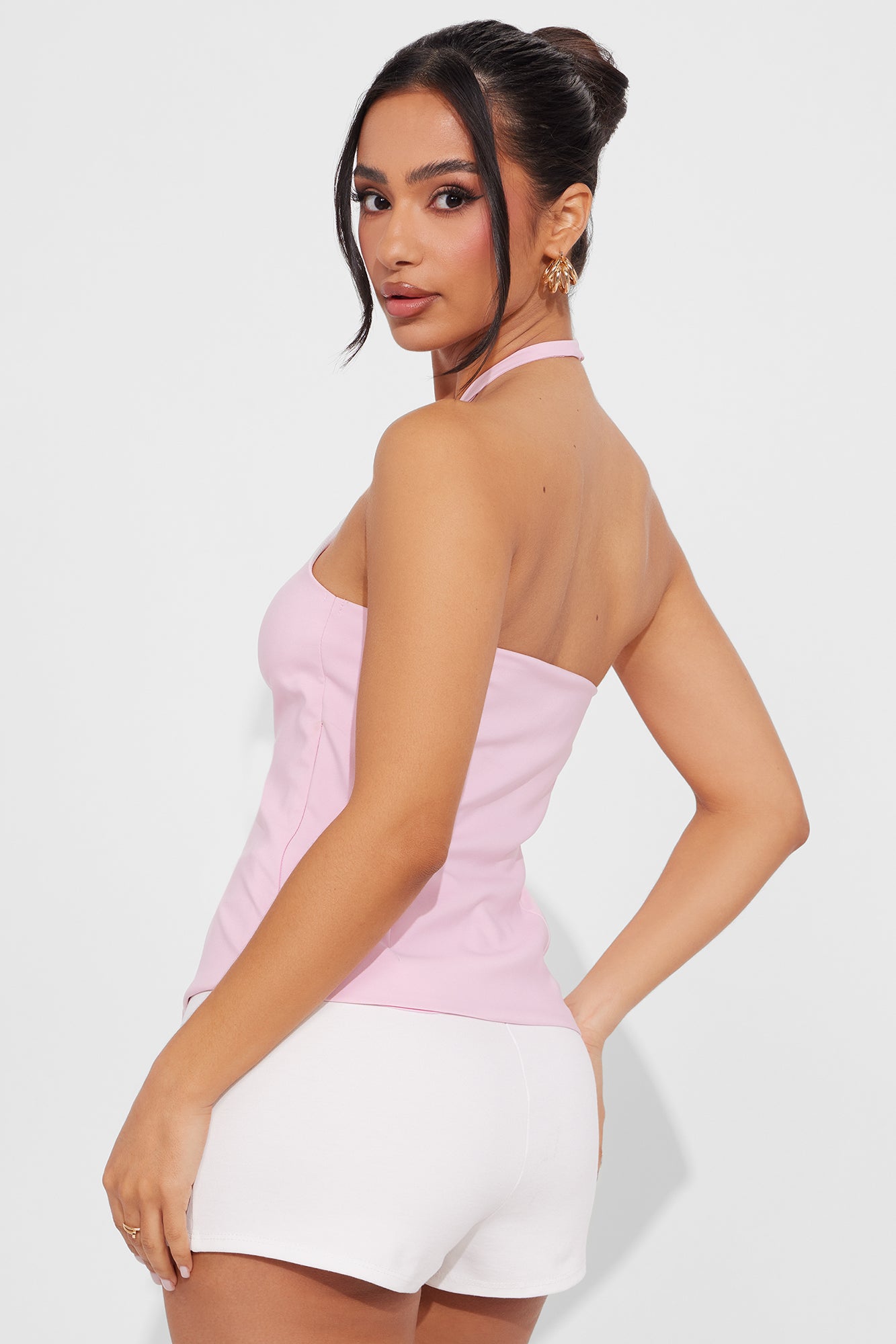 Just A Girly Bow Top - Pink