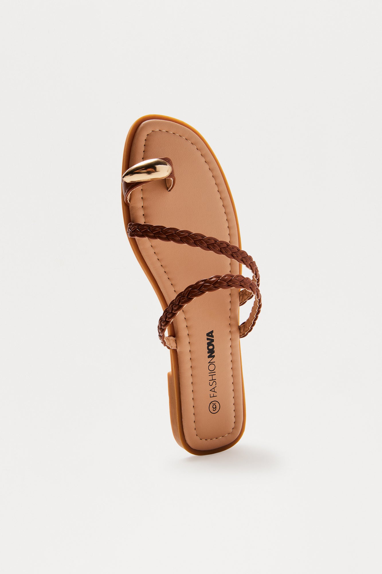 Pasadena Braided Sandals - Brown