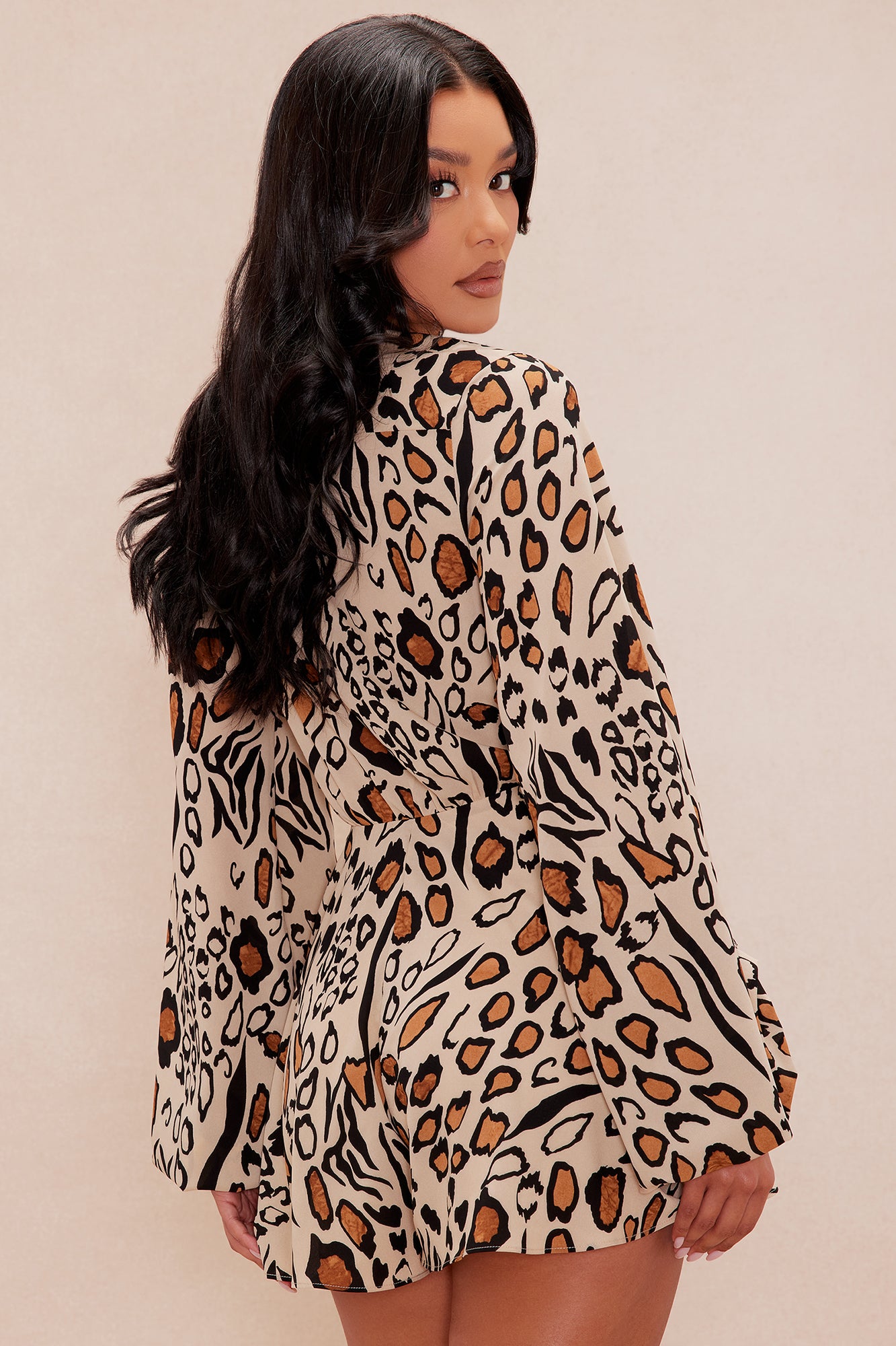 Laura Leopard Romper - Leopard