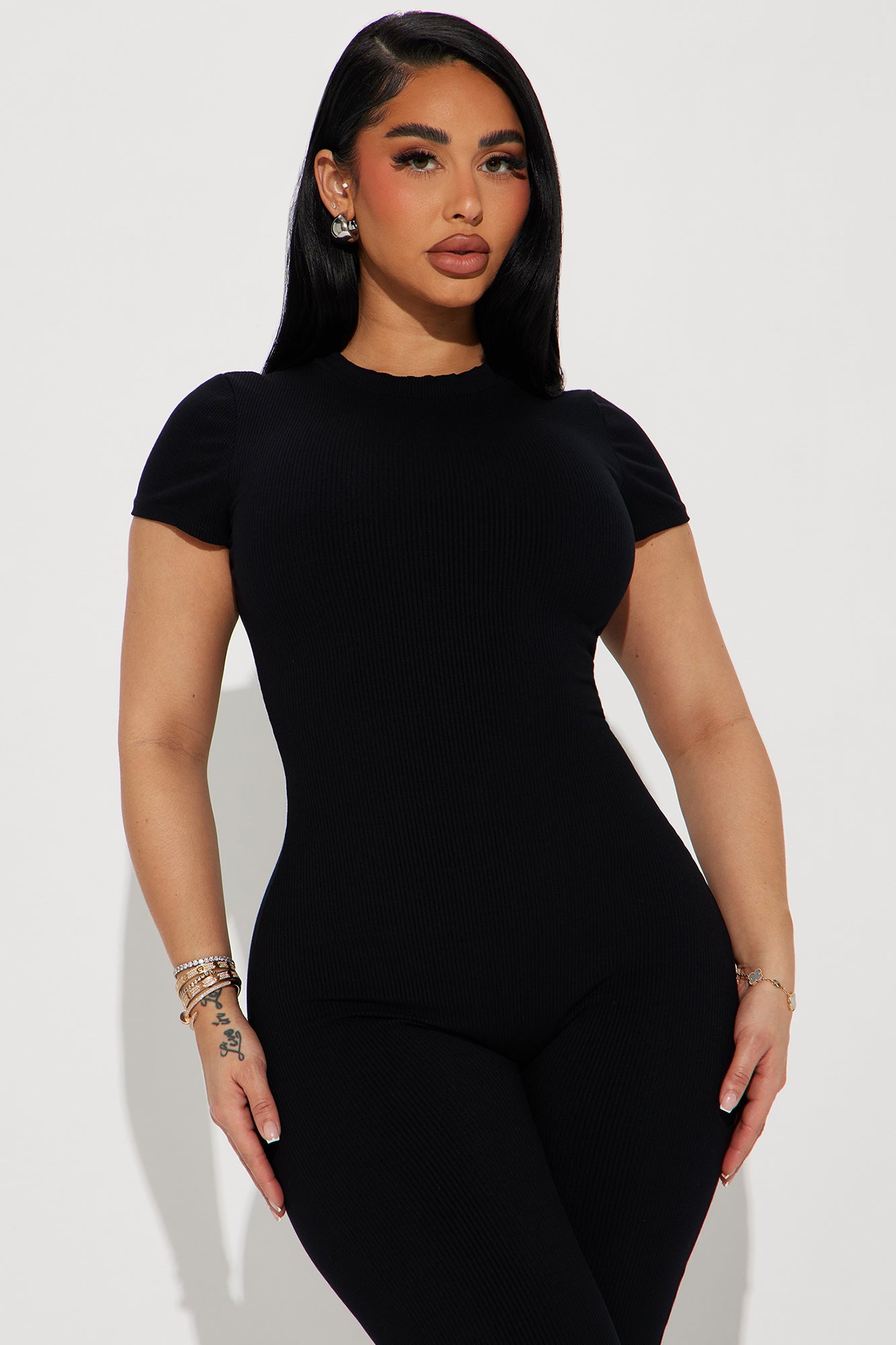 Malia Snatched Jumpsuit - Black