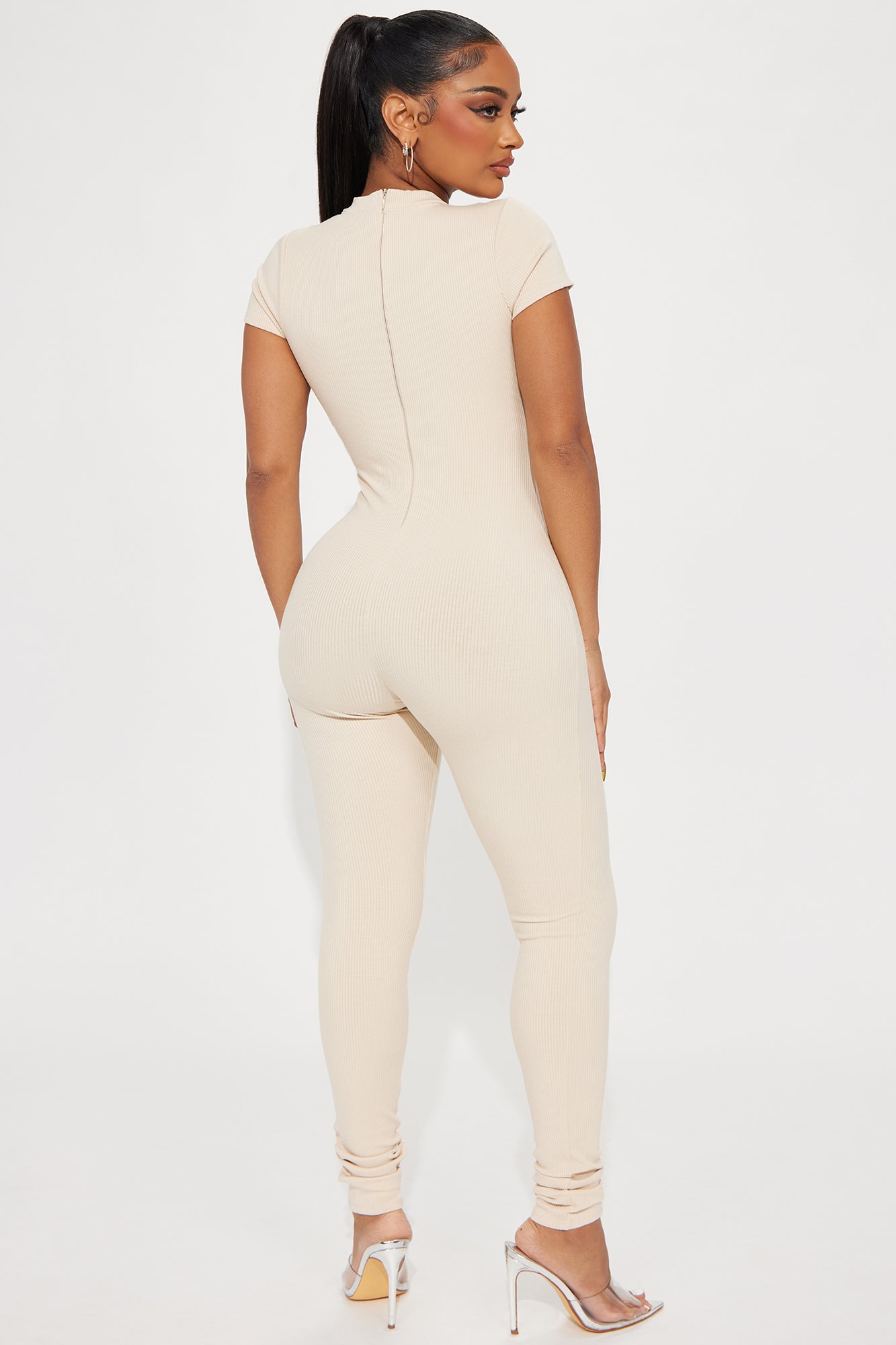 Malia Snatched Jumpsuit - Cream