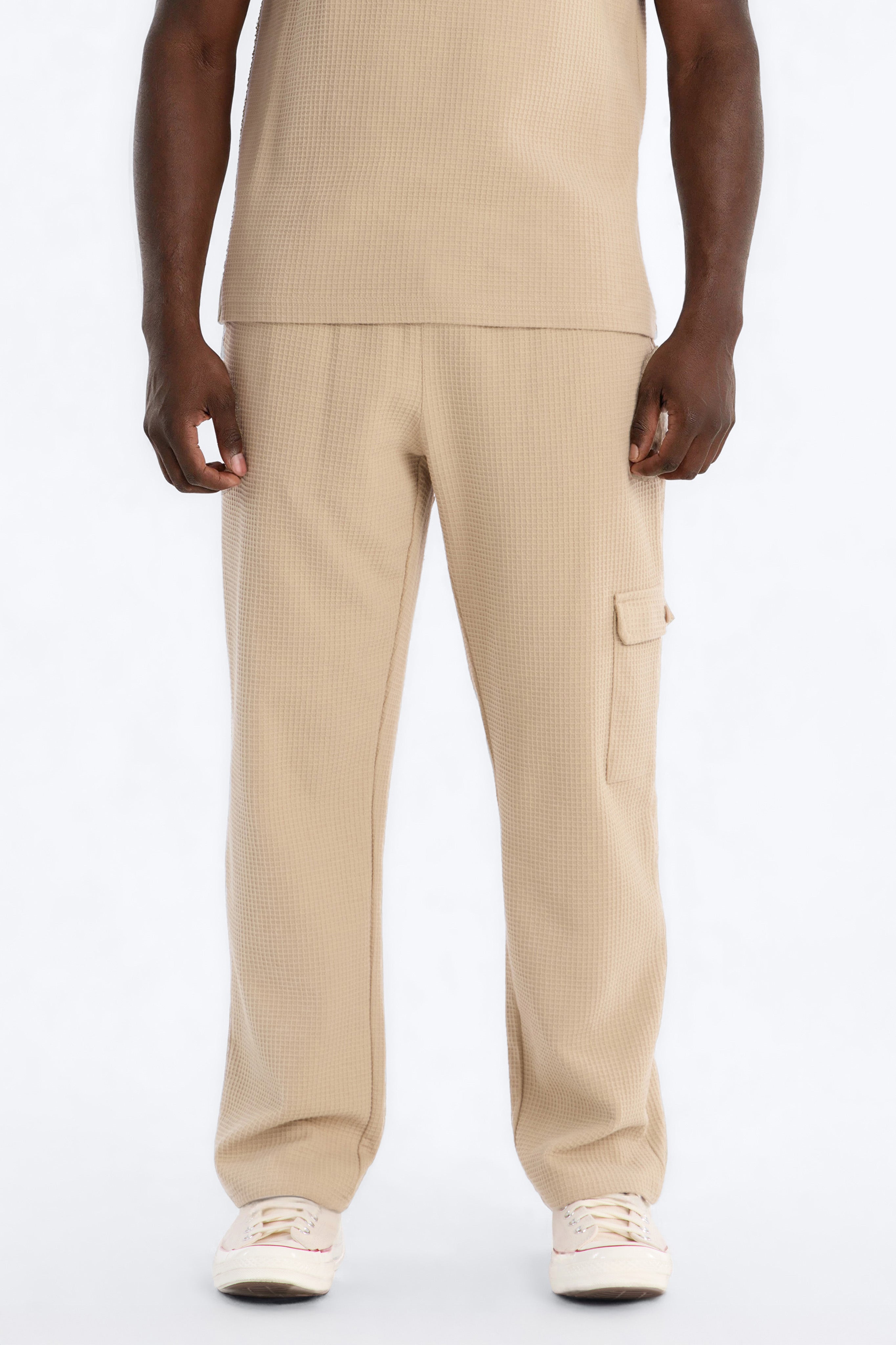 Straight Culver City Waffle Knit Pant - Stone