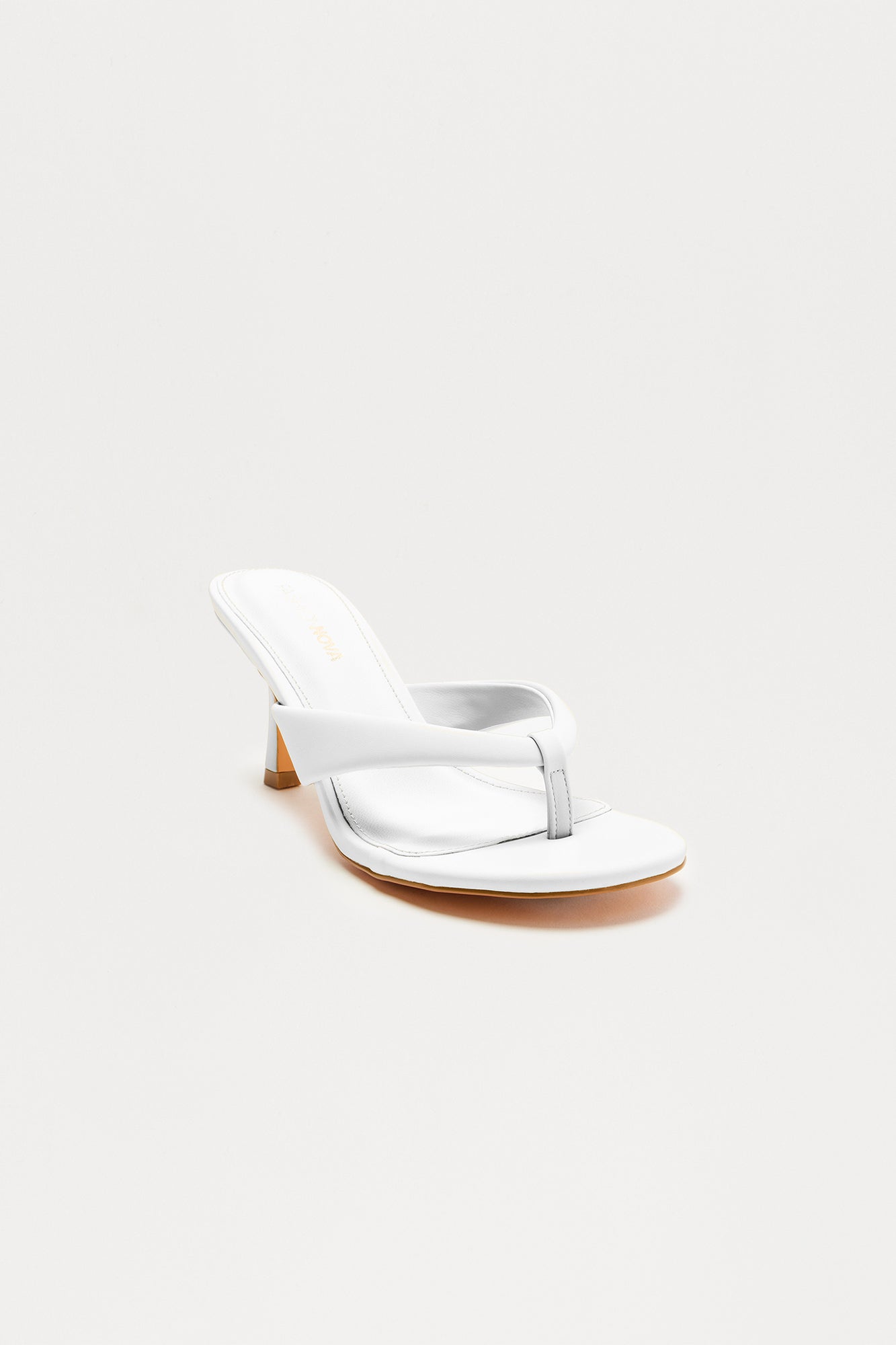 Elma Thong Mules - White