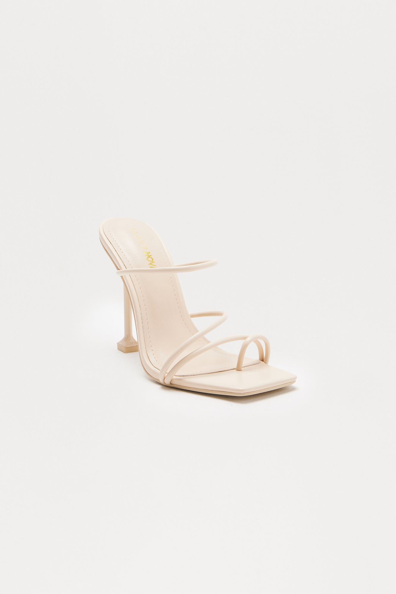 Get Over It Heeled Mules - Off White