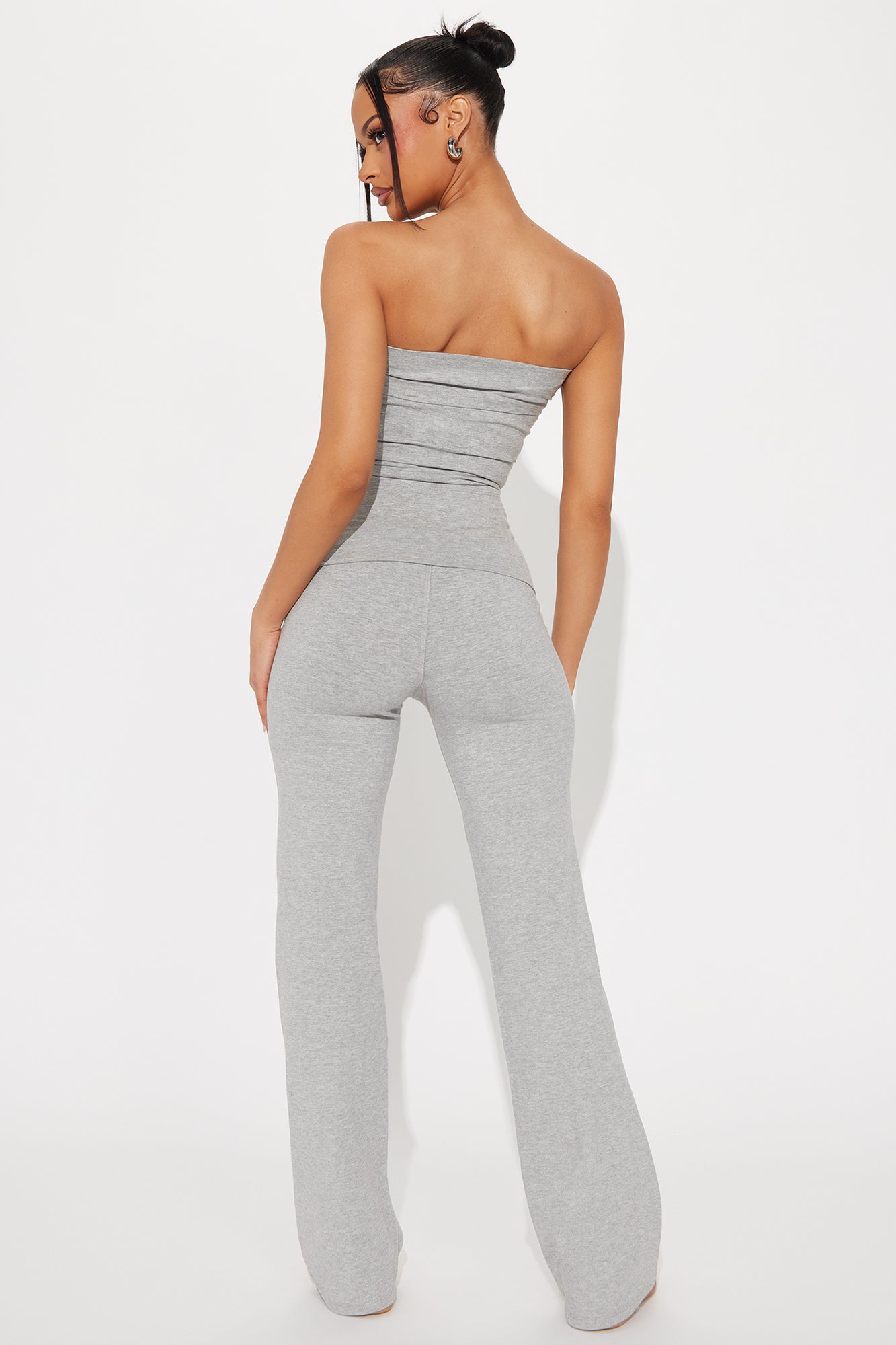 Happy Life Pant Set - Heather Grey