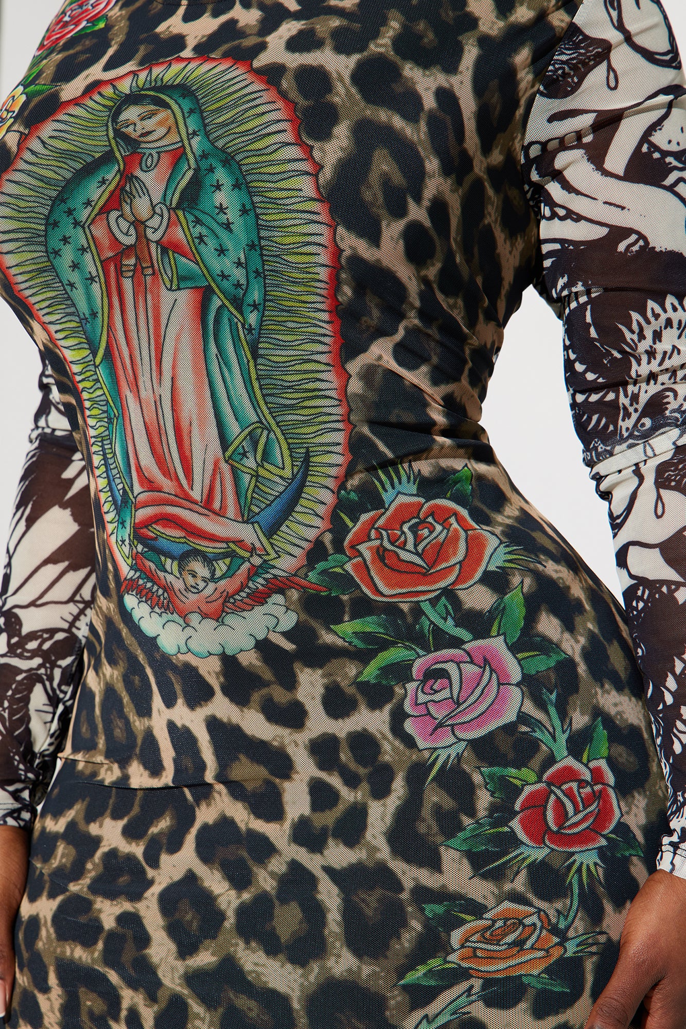 Ed Hardy Leopard Mini Dress - Leopard