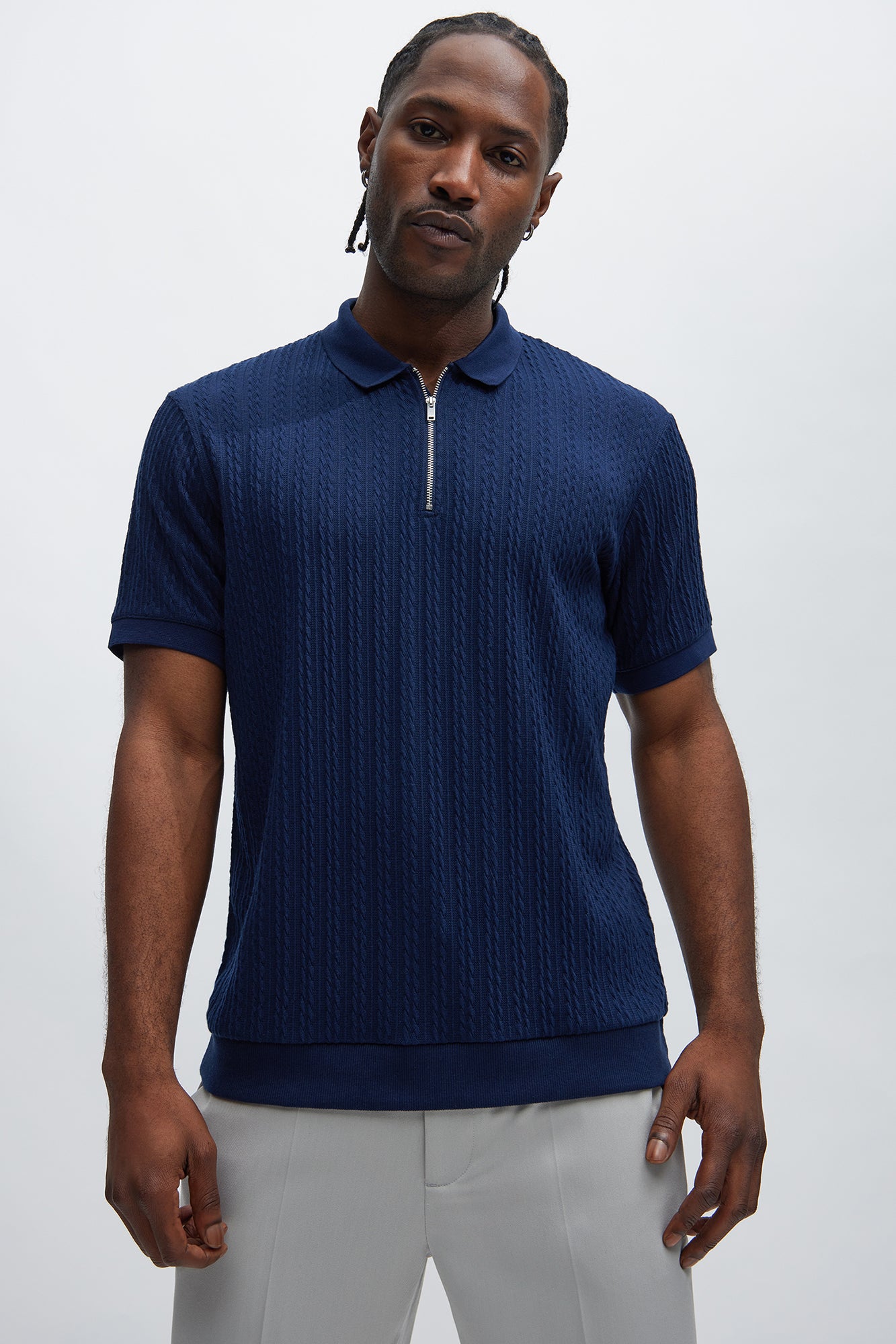 Caddie Short Sleeve Polo - Navy