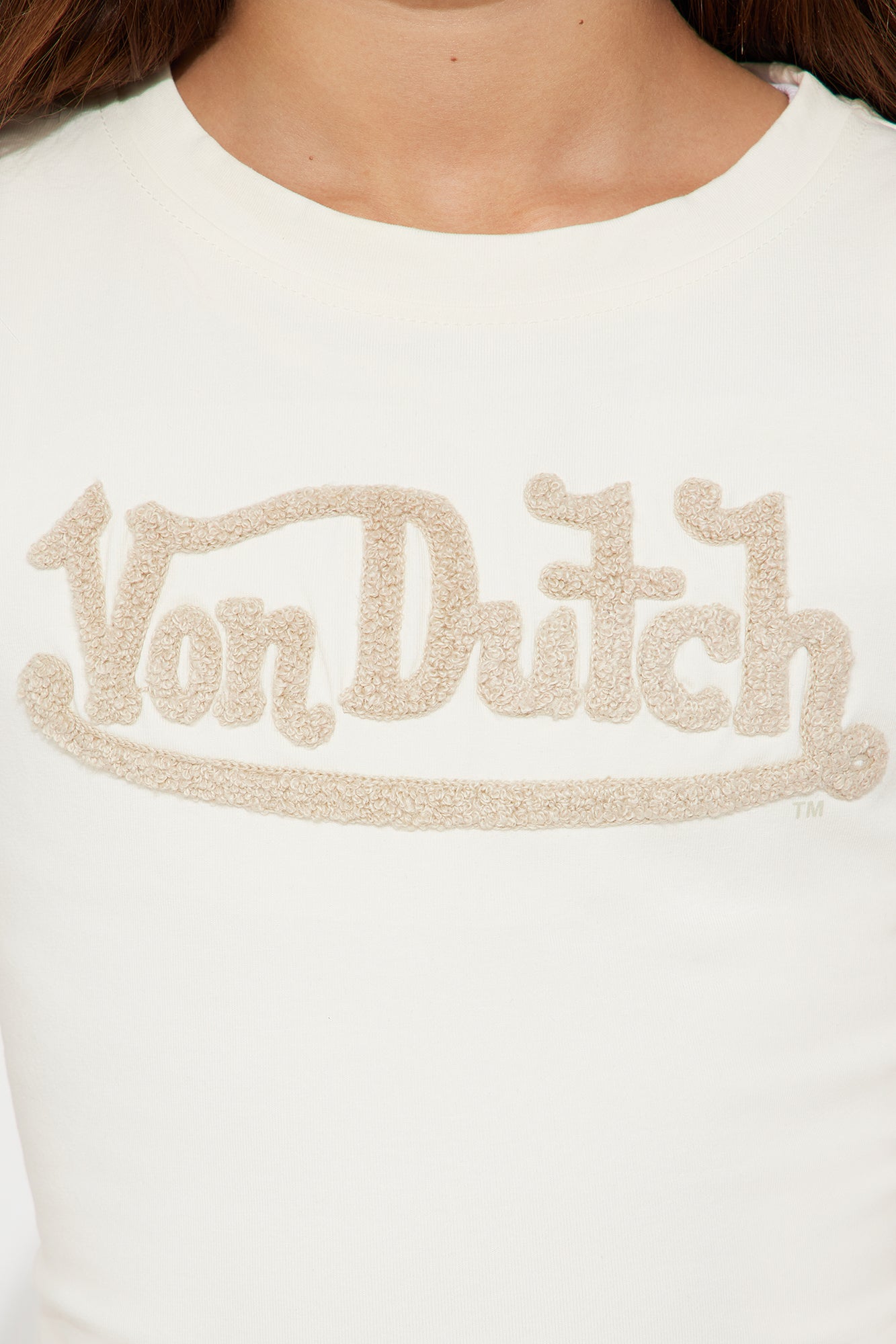 Mini Von Dutch Wings Baby Tee - Off White