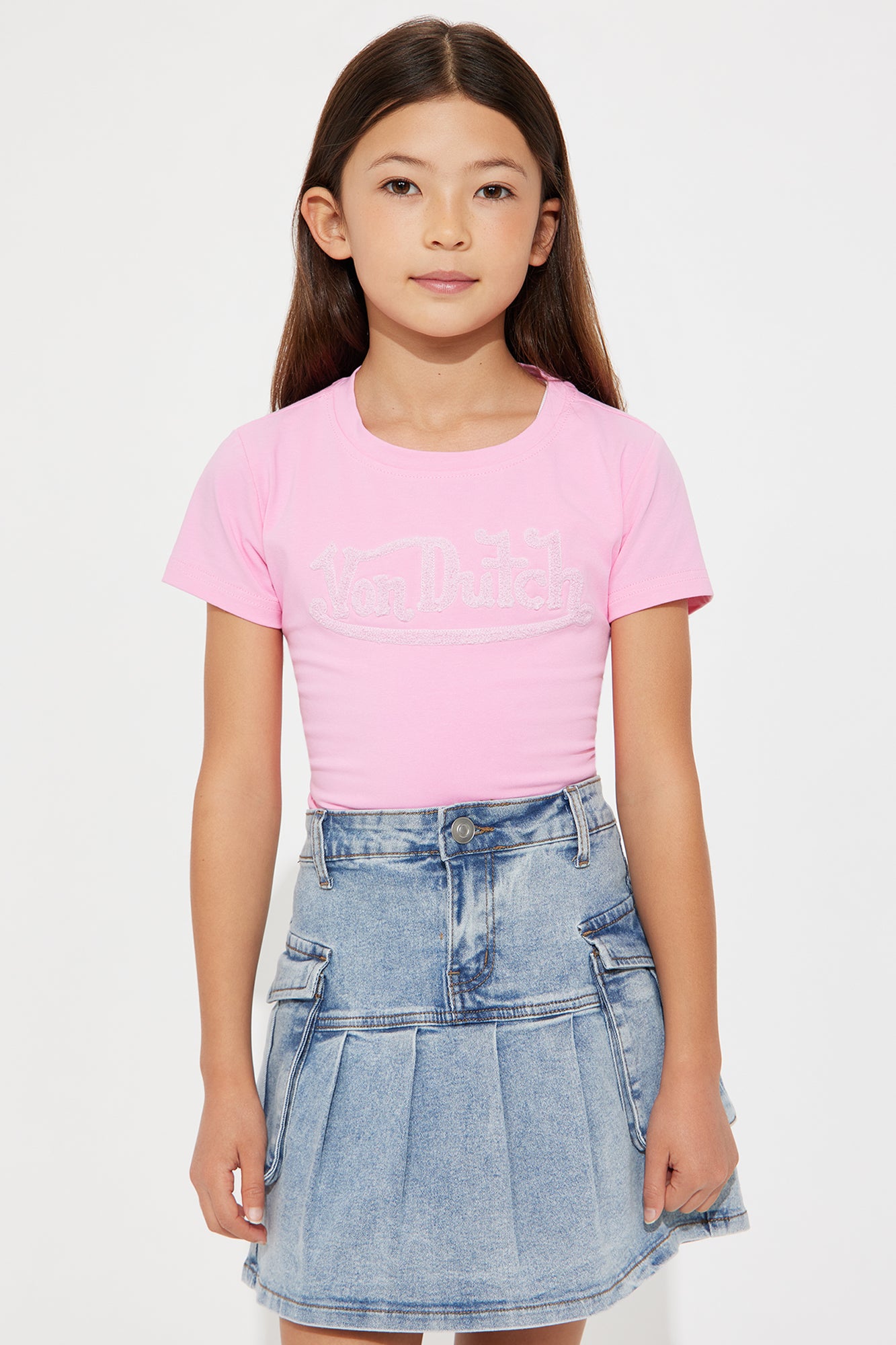Mini Von Dutch Wings Baby Tee - Pink