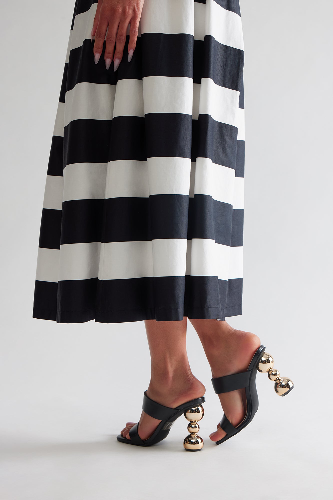 Dayana Novelty Mules - Black
