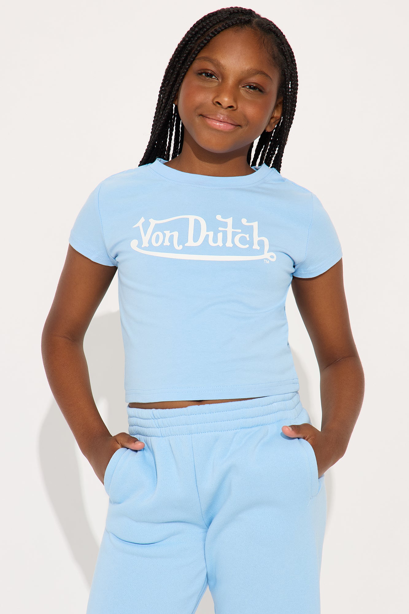 Mini Von Dutch OG Baby Tee - Blue