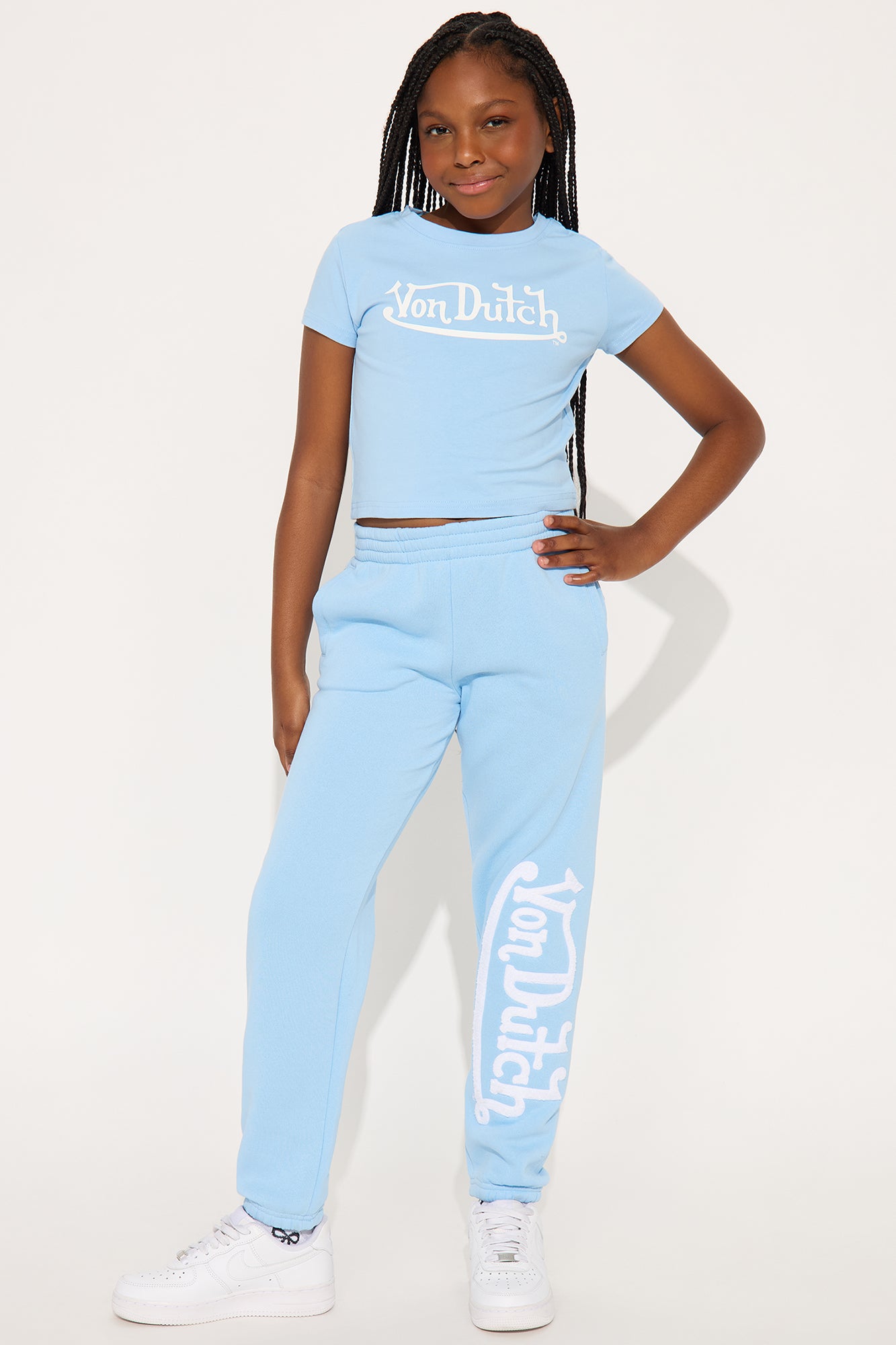 Mini Von Dutch Patch Jogger - Blue