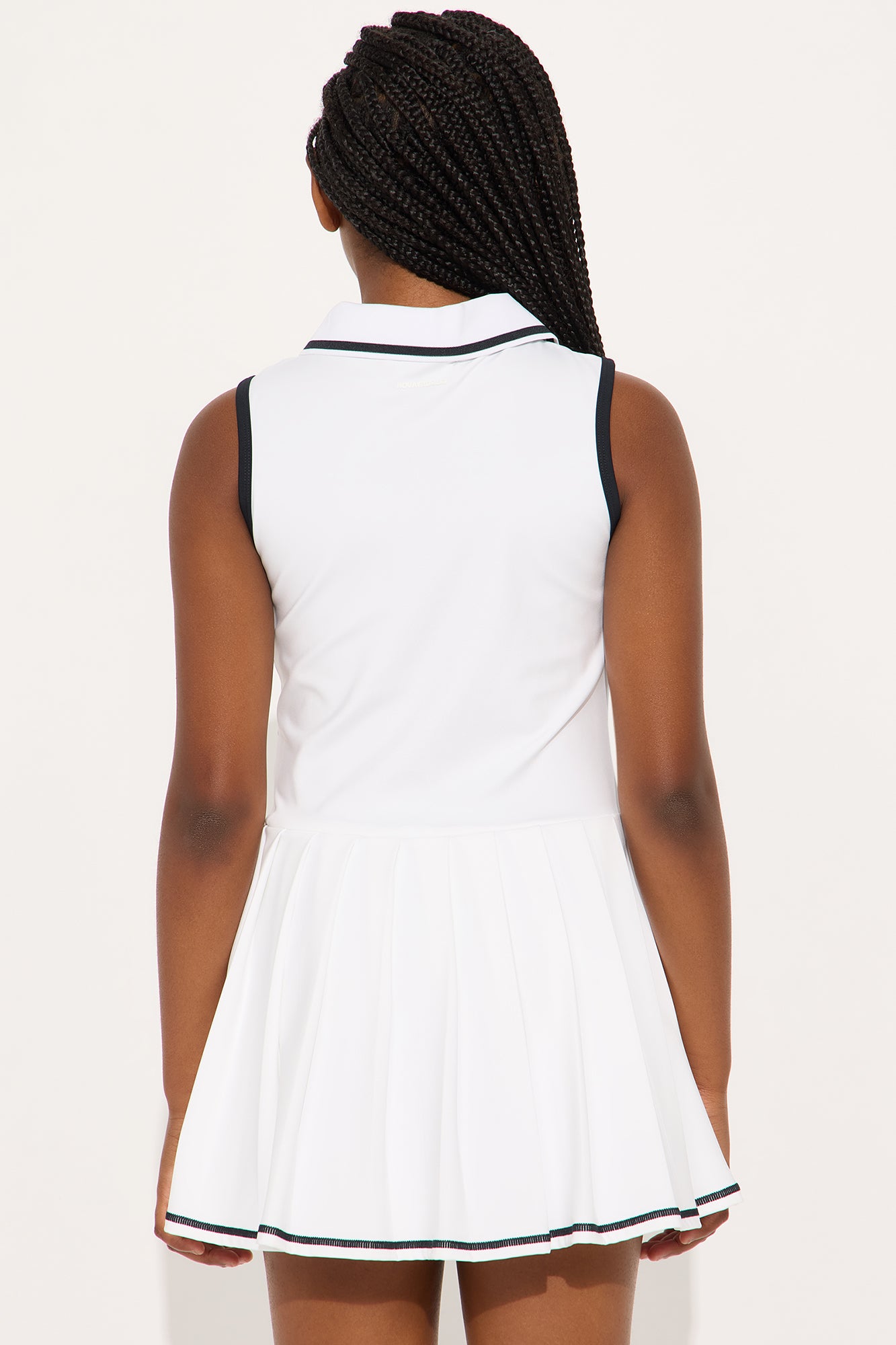 Mini Tennis Court Elevate Active Dress - White