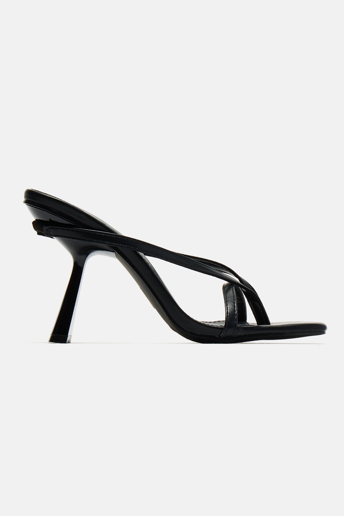 Never Lonely Heeled Sandals - Black