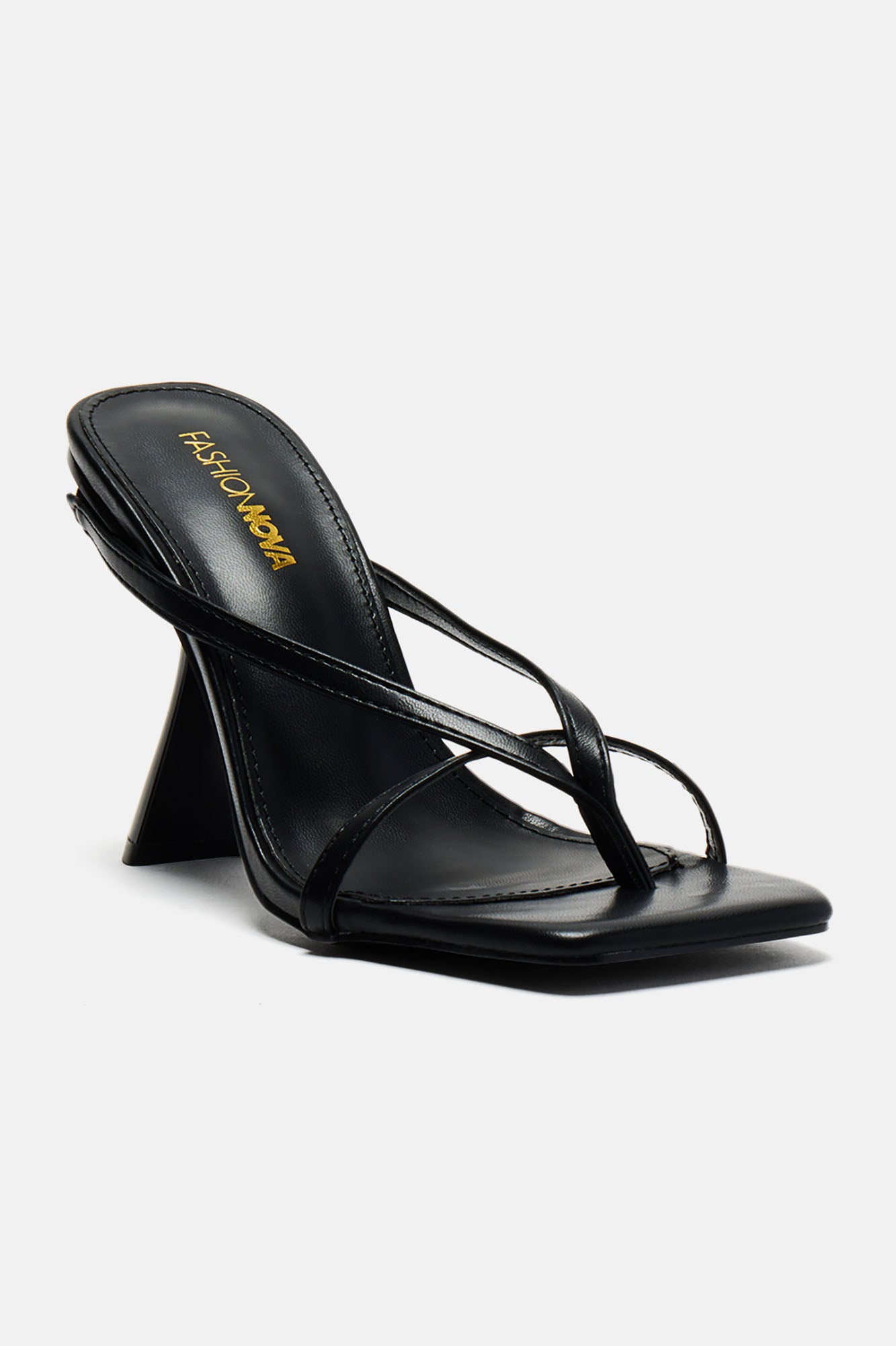 Never Lonely Heeled Sandals - Black