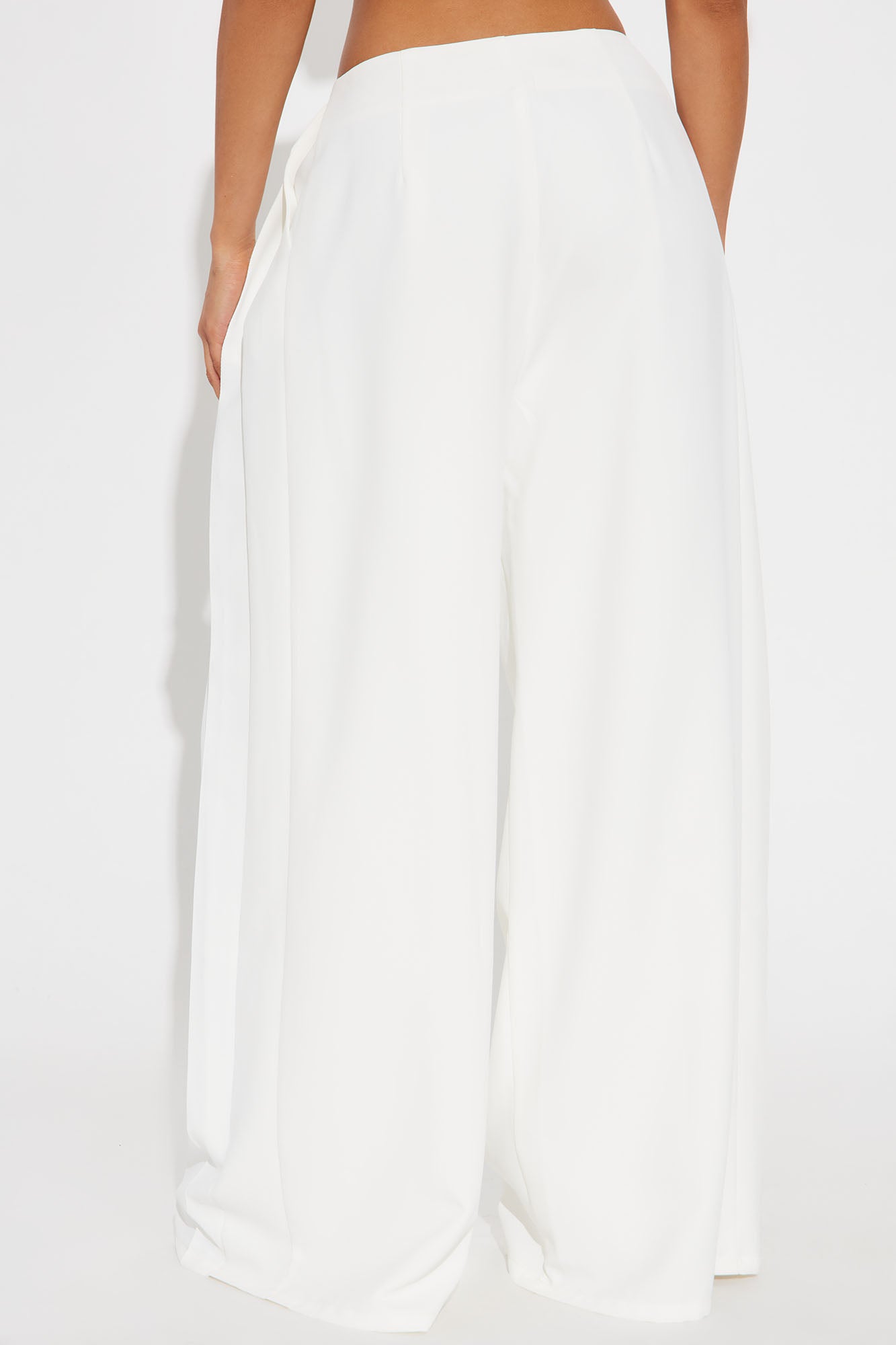 Blaire Wide Leg Trouser - White