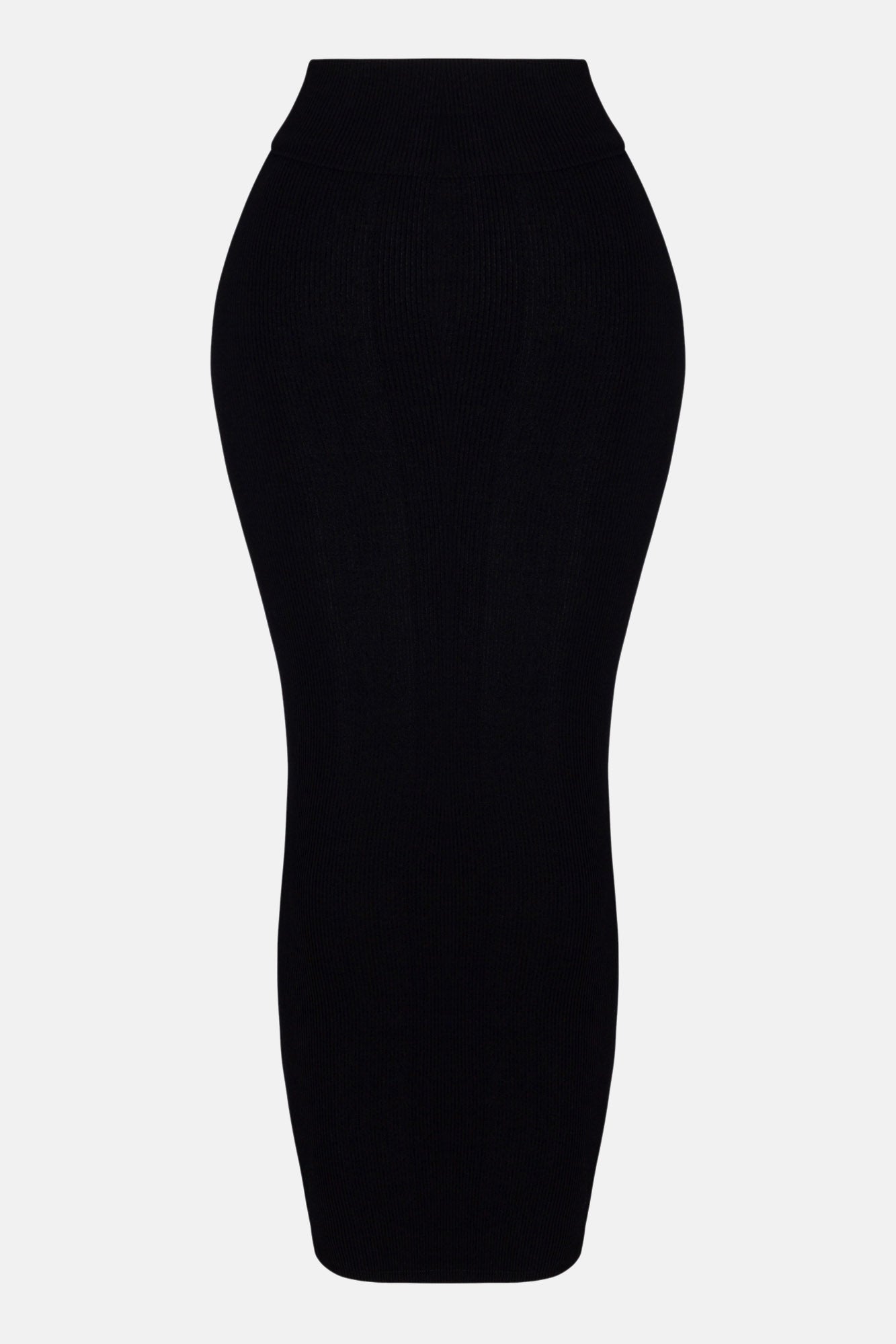 Makena Snatched Maxi Skirt - Black