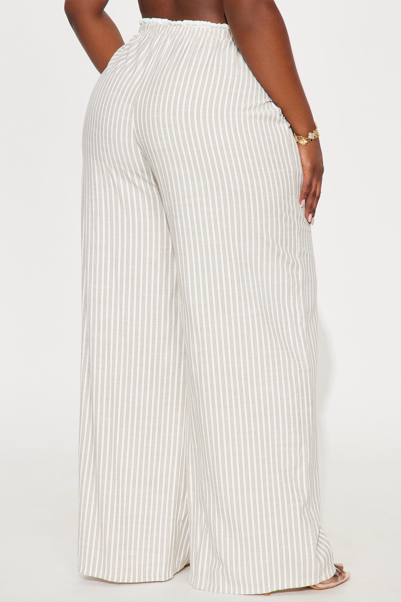Hayden Double Waistband Pant - Stone