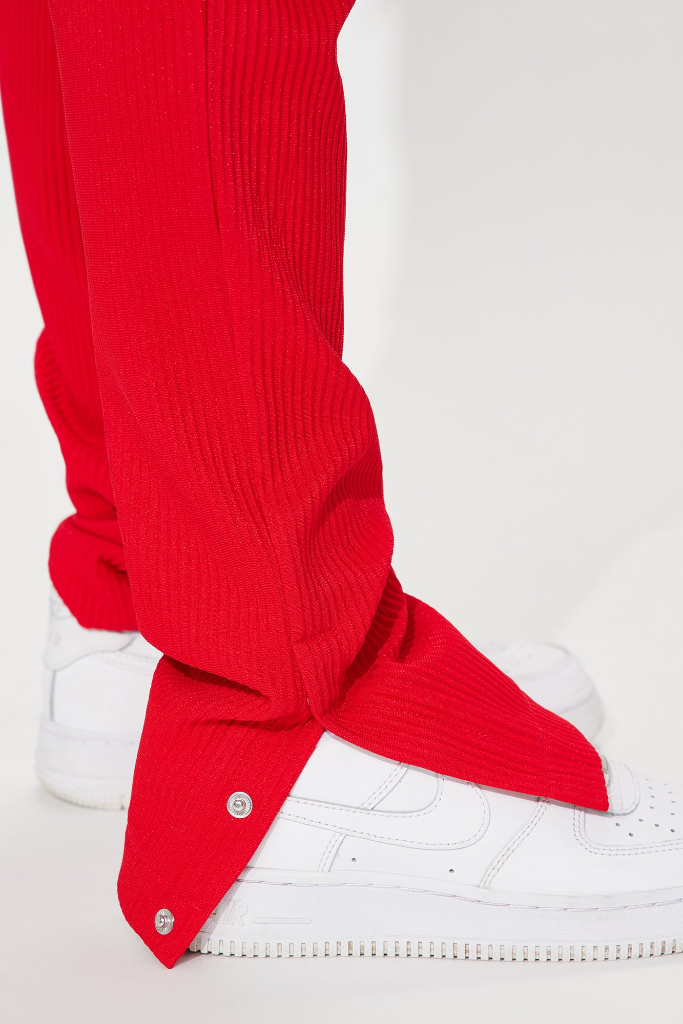 Mini Show Up Snap Cargo Pants - Red
