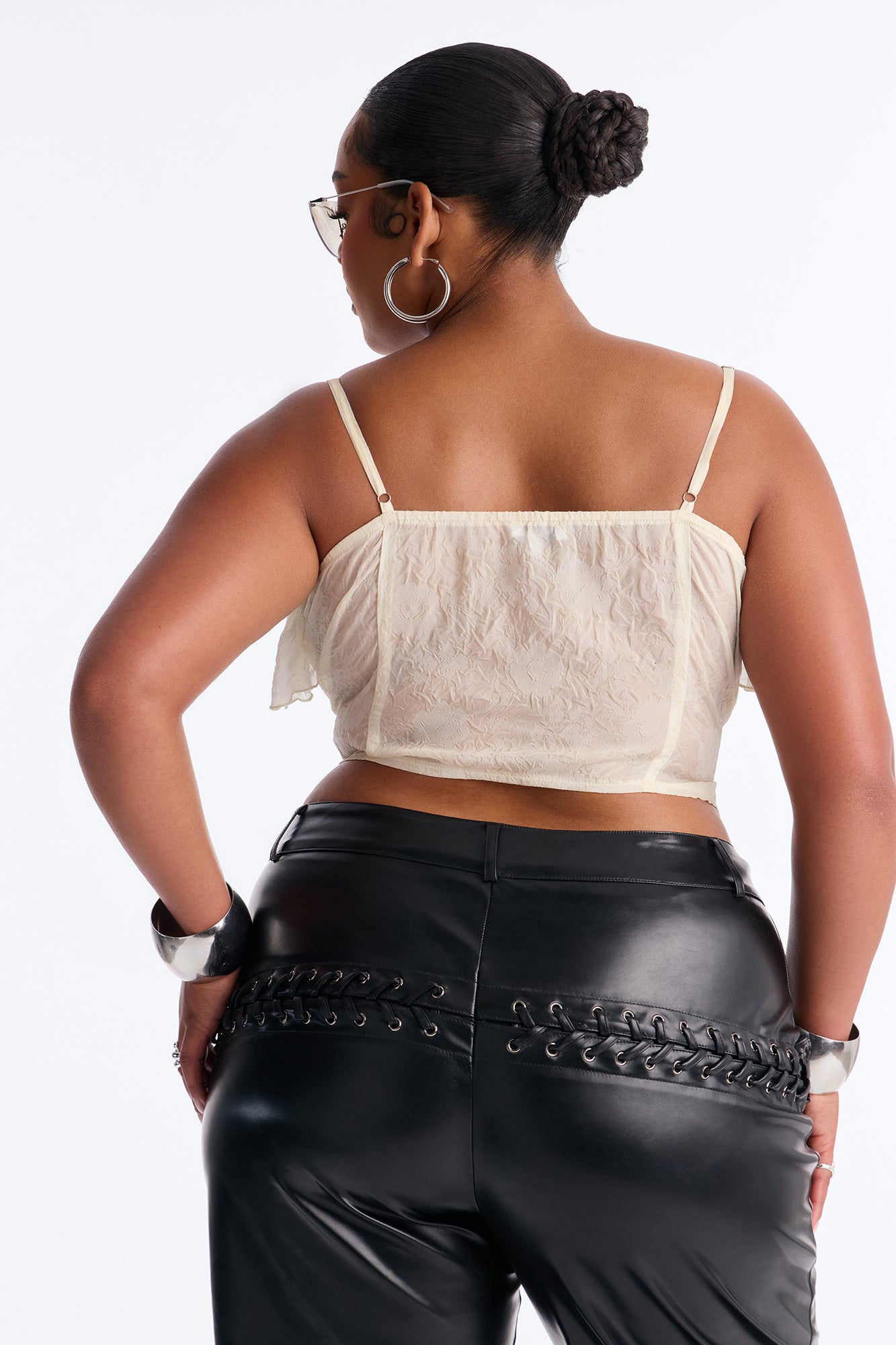 Iris Ruffle Top - Cream