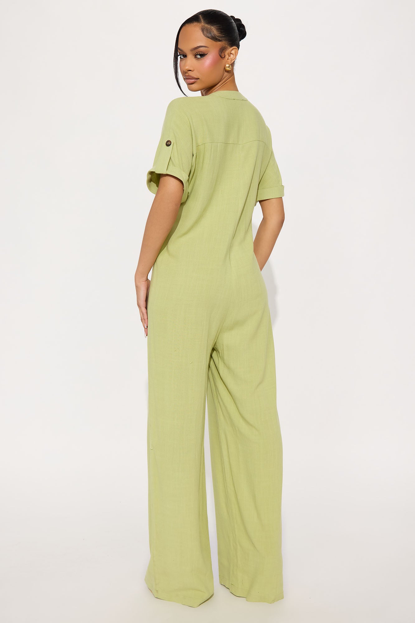 Loosen Up Jumpsuit - Green