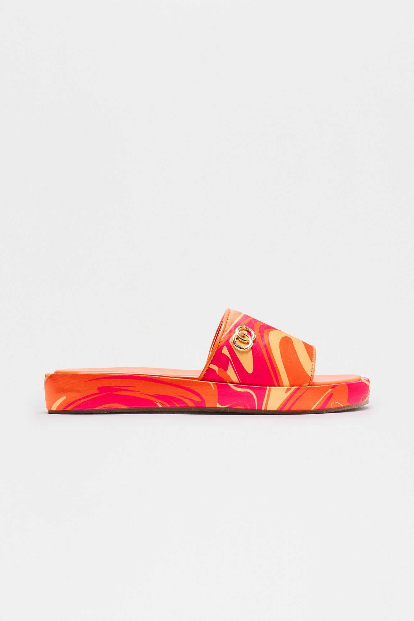 Jellie Sandals - Orange/combo