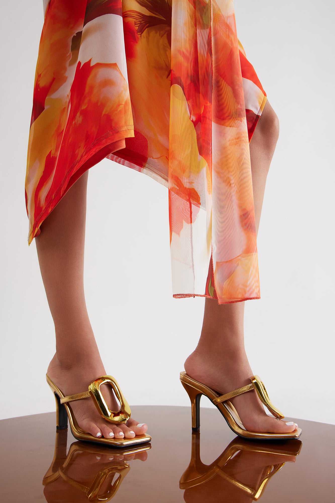 Social Season Mules - Gold