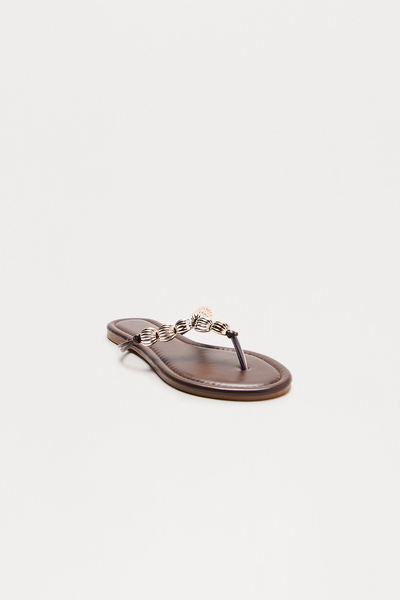 Meet Me In Bali Flip Flops - Chocolate