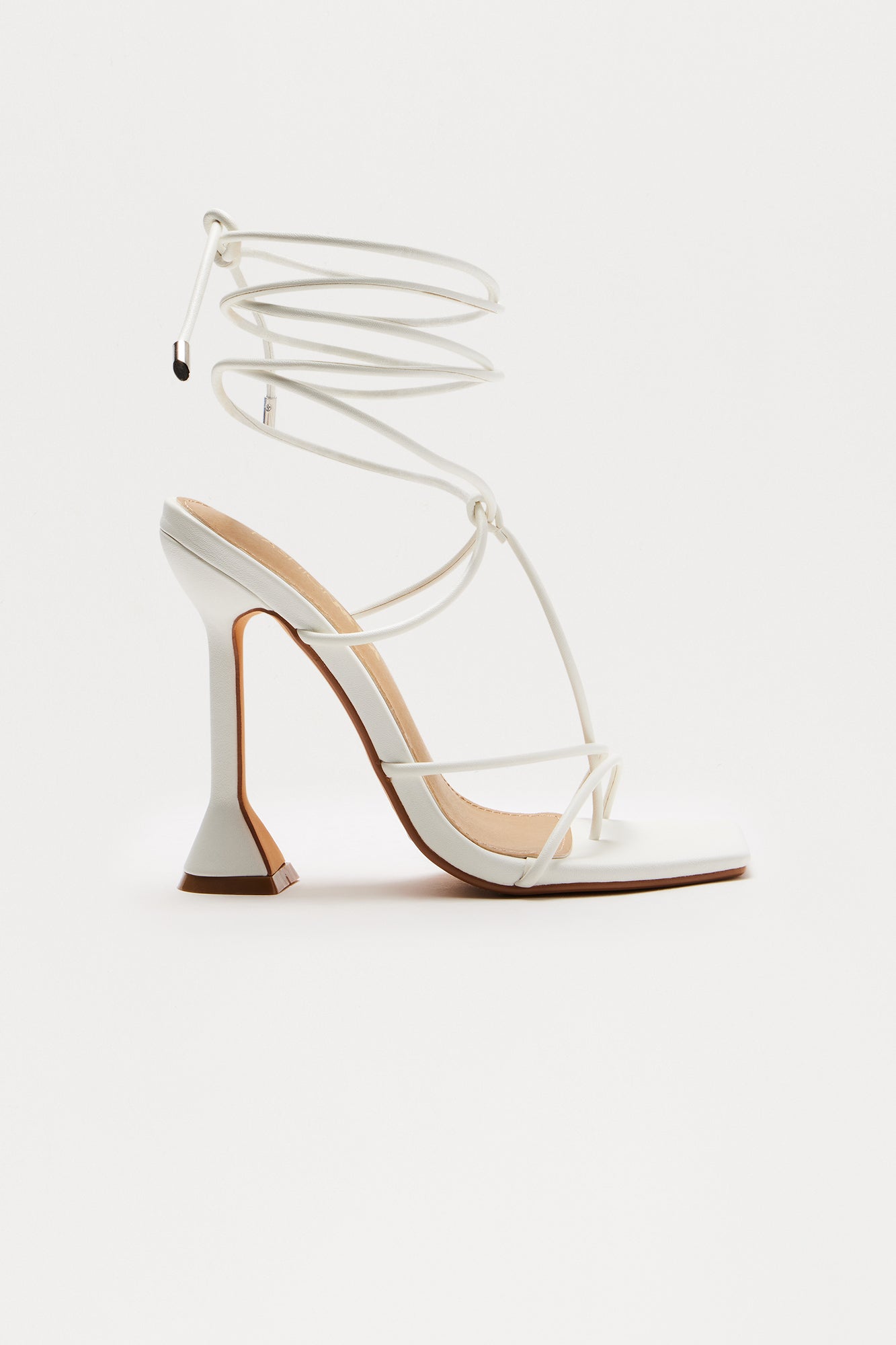 Flirtationship Heeled Sandal - White
