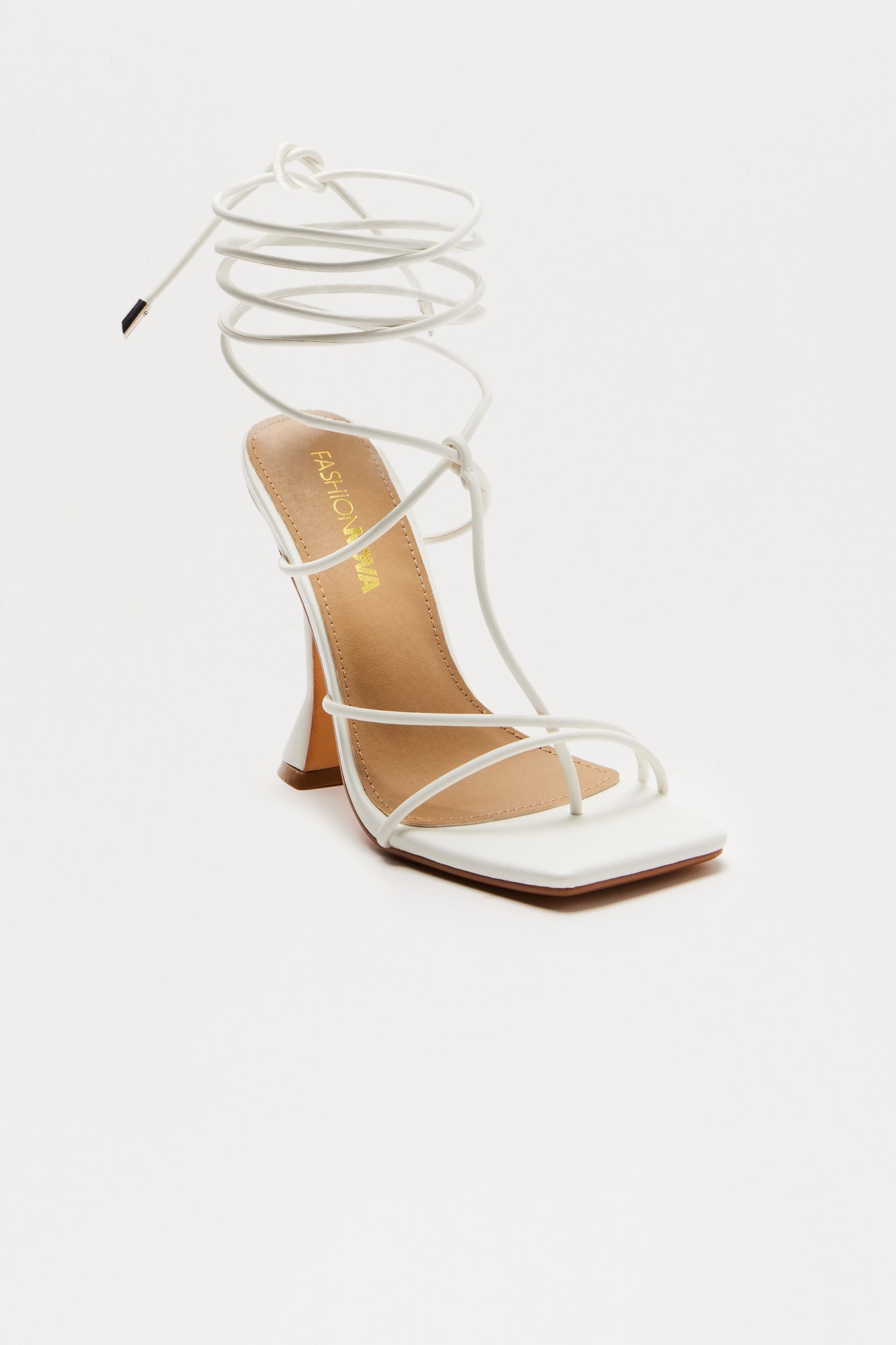 Flirtationship Heeled Sandal - White