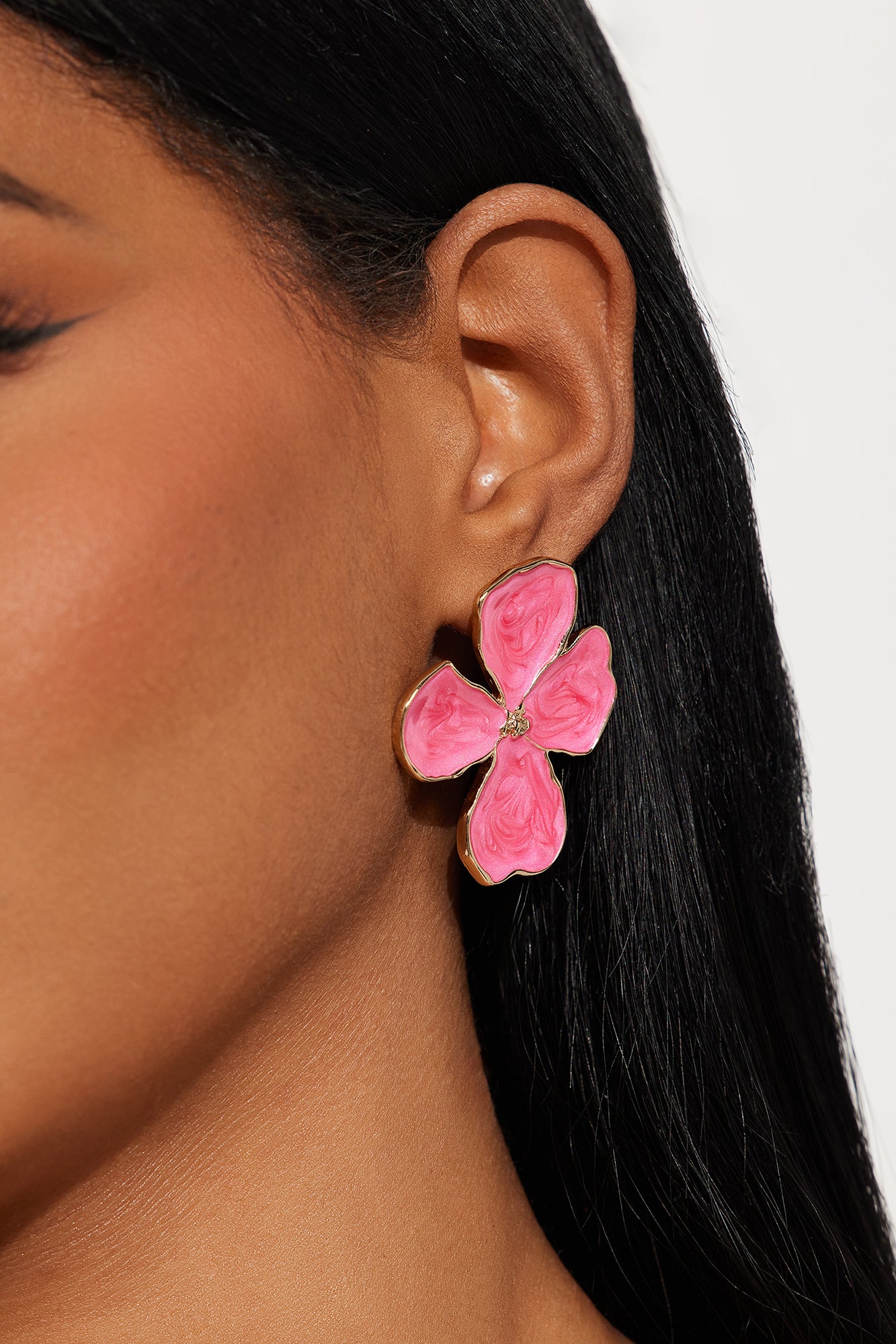 Luna Earrings - Pink