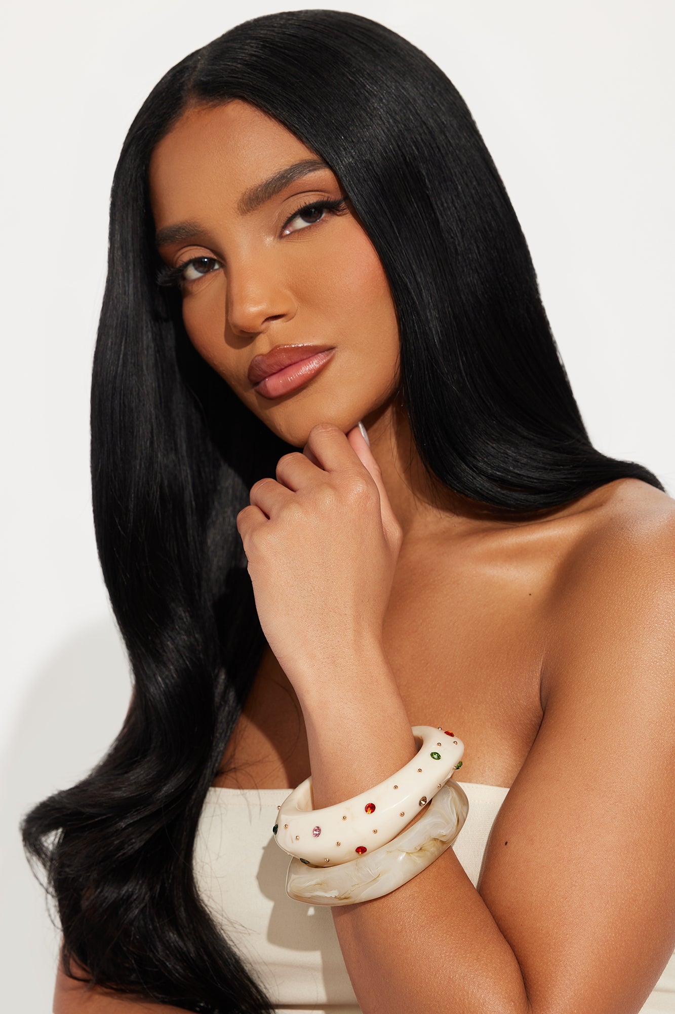 Jemma 2 Pack Bracelet - Ivory/combo