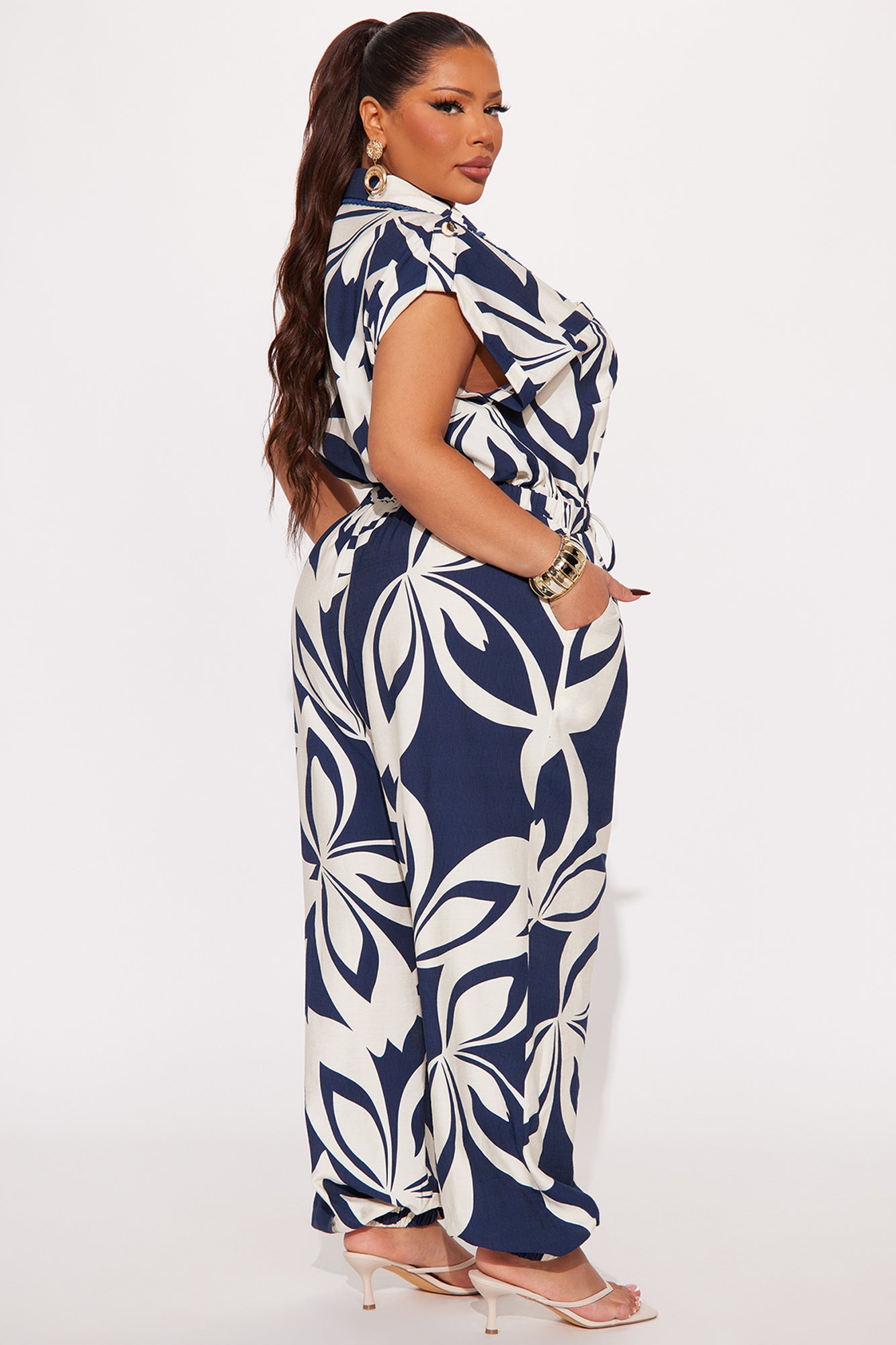 By The Seashore Jumpsuit - Blue/combo