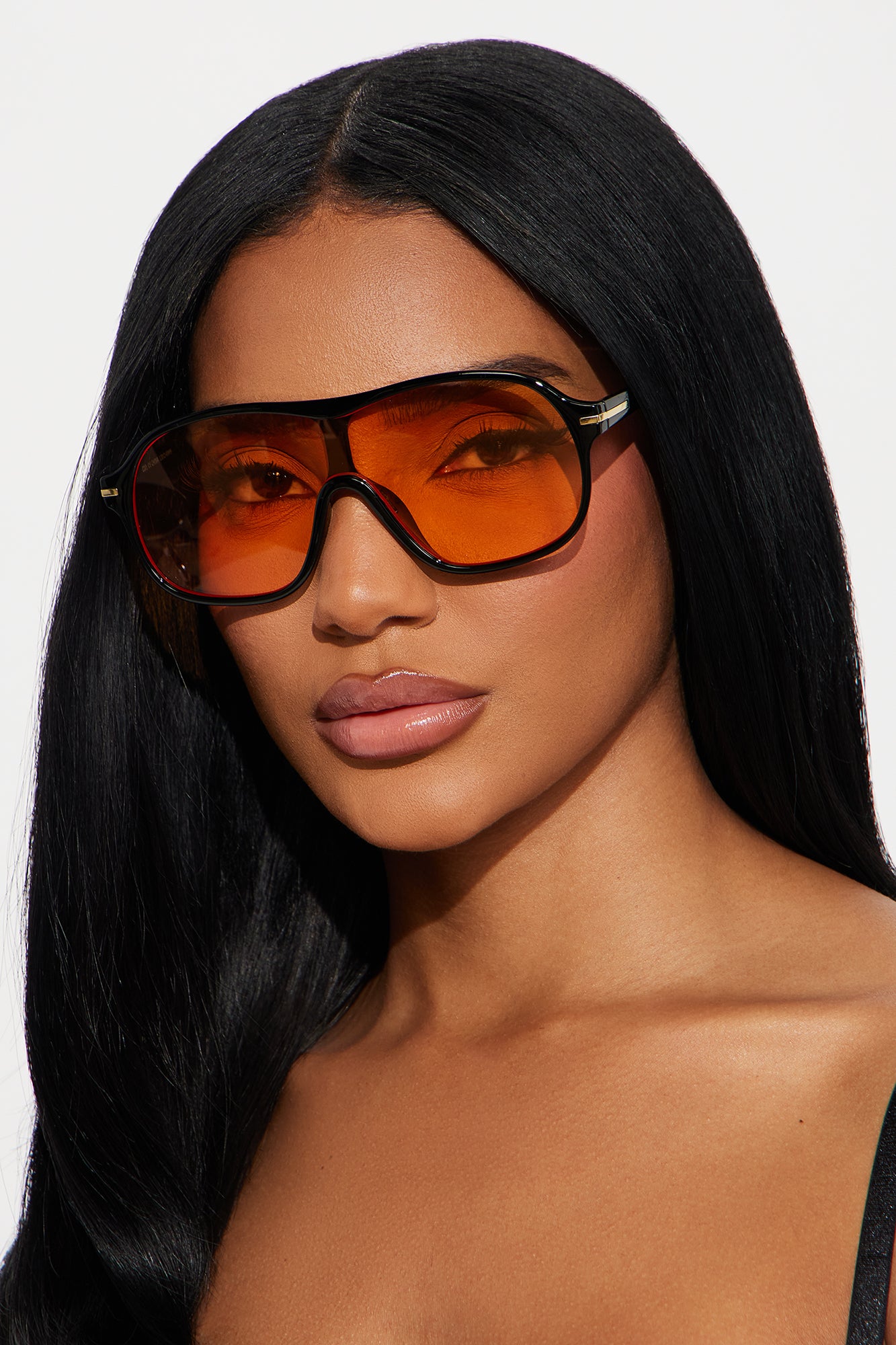 Couldn't Help It Sunglasses - Orange/combo