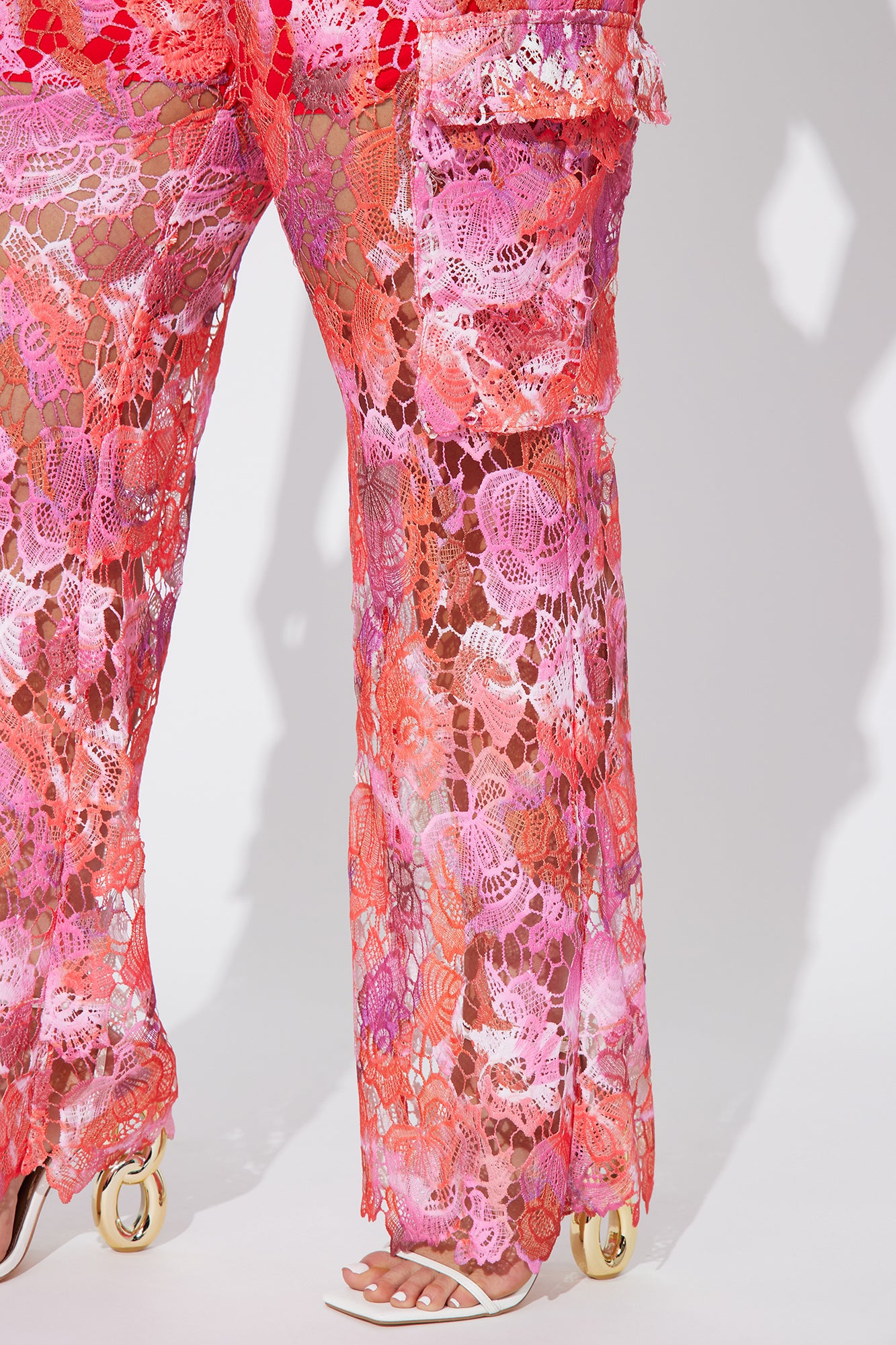 Rosy Babe Pant Set - Pink/combo