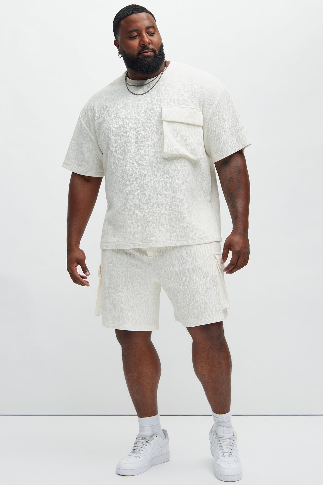 Lewis Relaxed Shorts - Cream