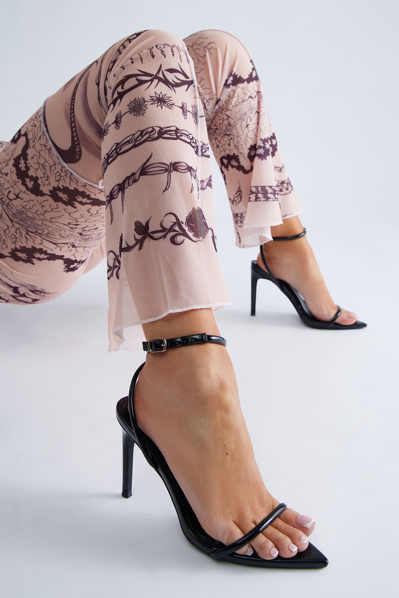 Take Me Places Heeled Sandals - Black