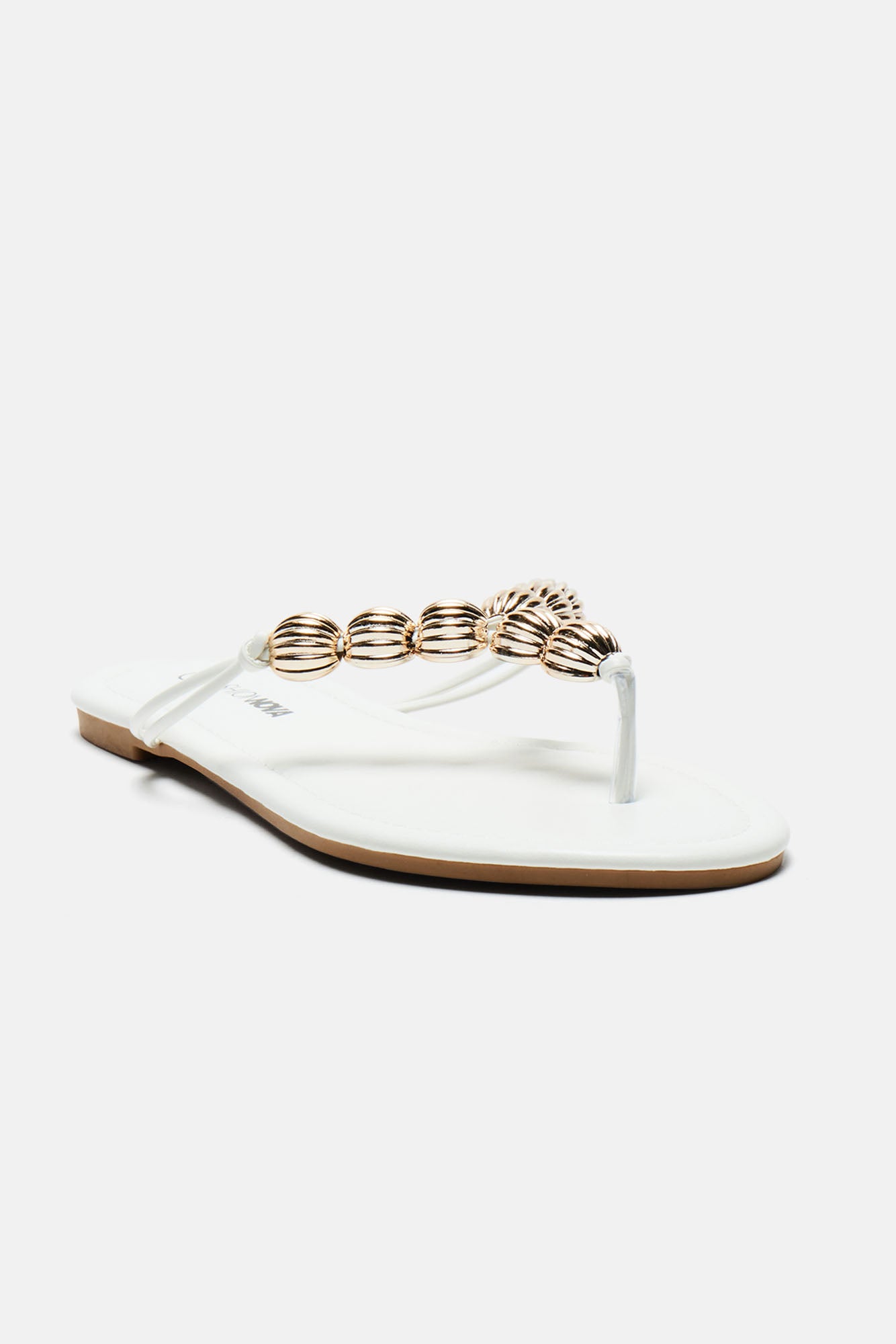 Meet Me In Bali Flip Flops - White