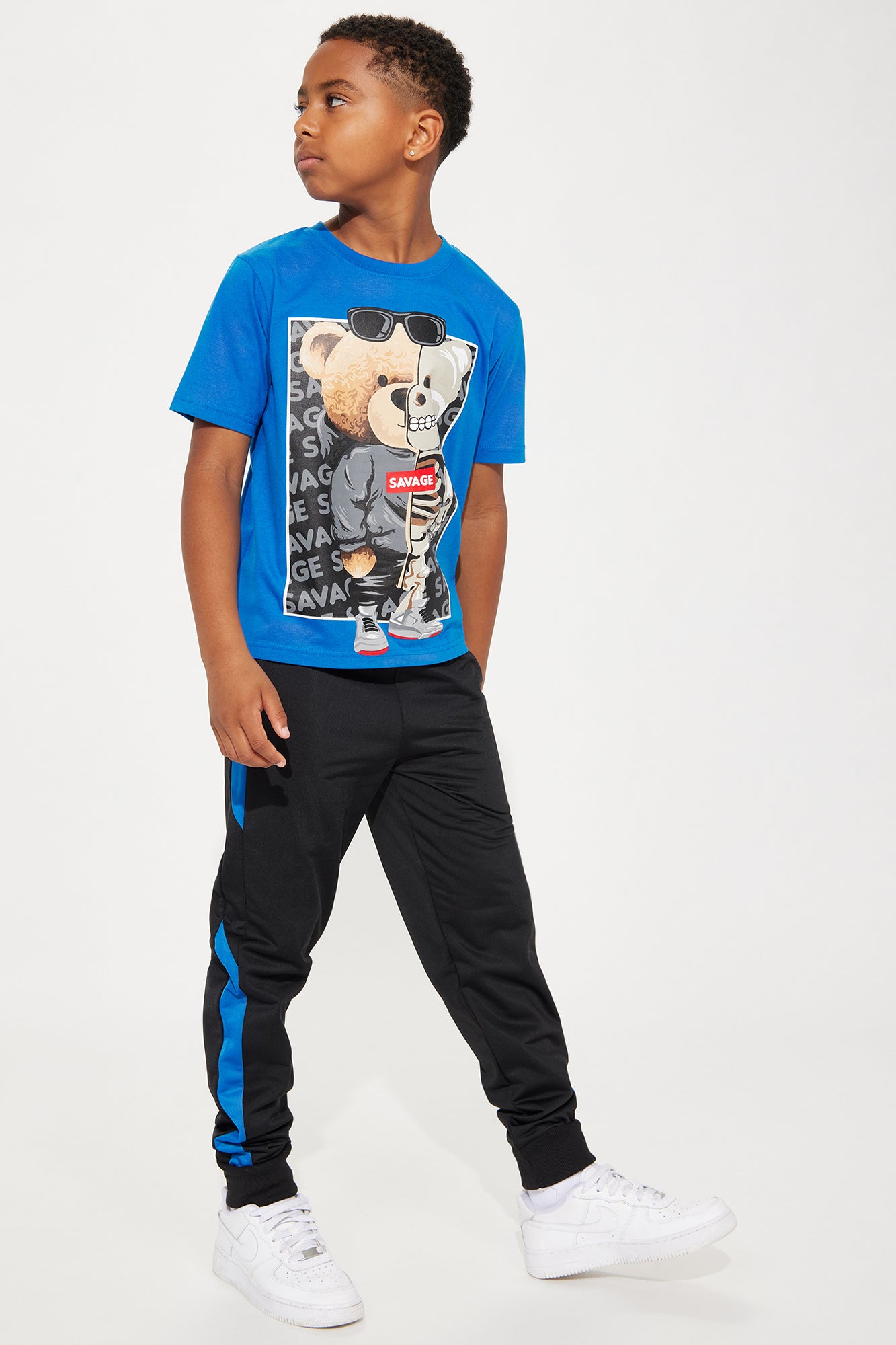 Mini Beneath It All Jogger Set - Royal